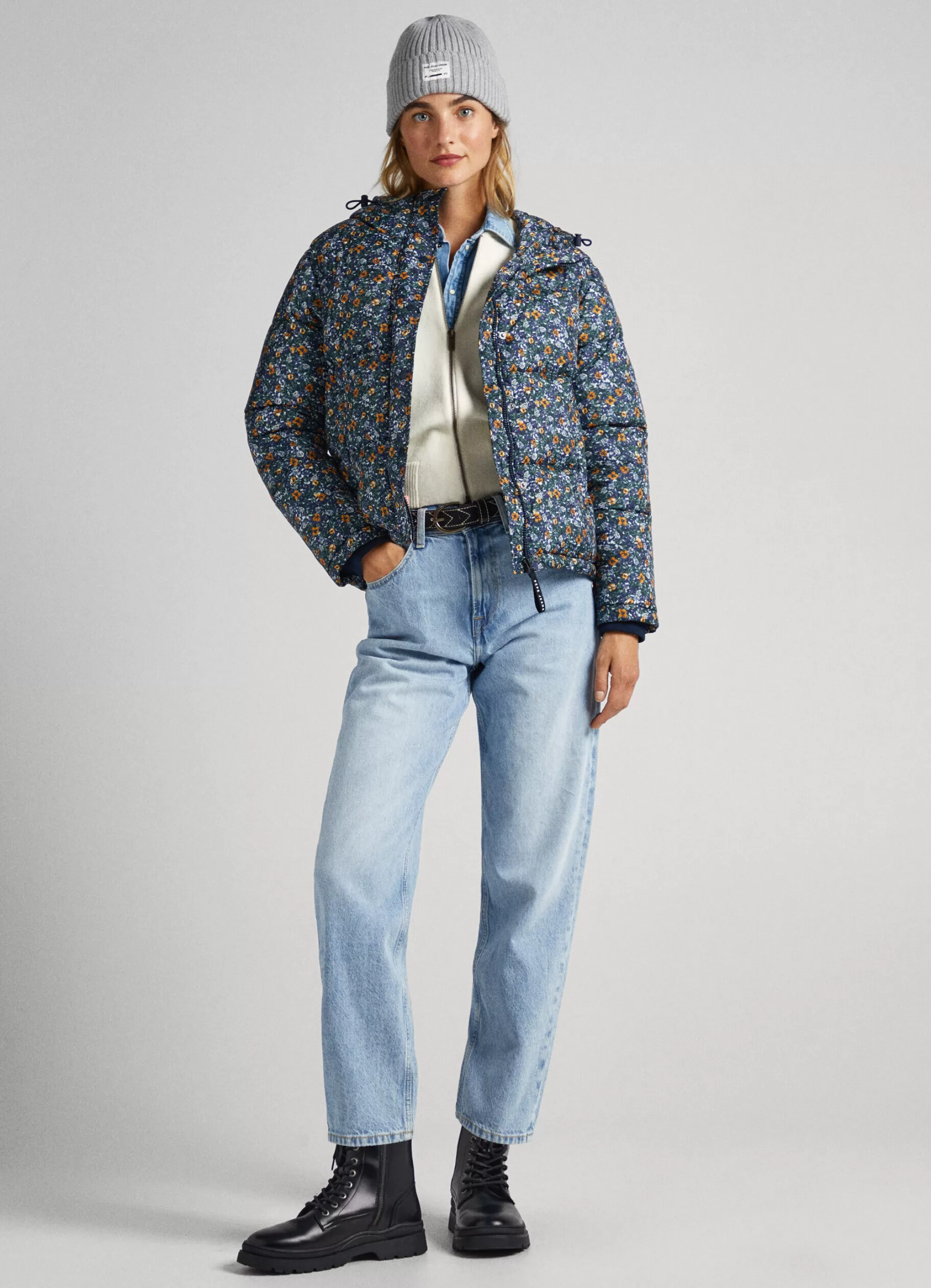 Mulher Pepe Jeans Casaco E Jaquetas>Casaco Padrao Floral