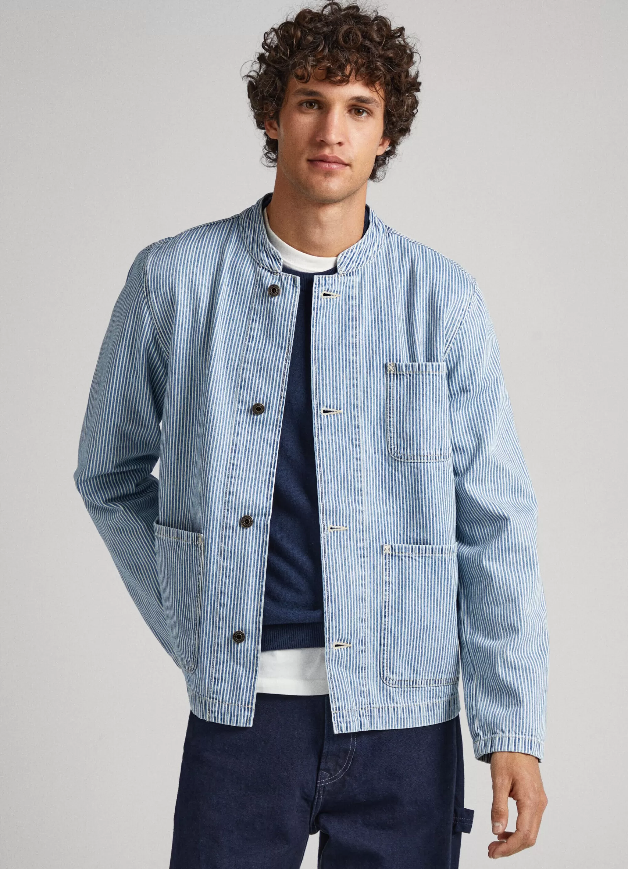 Homem Pepe Jeans Camisas>Casaco Railroad Stripe