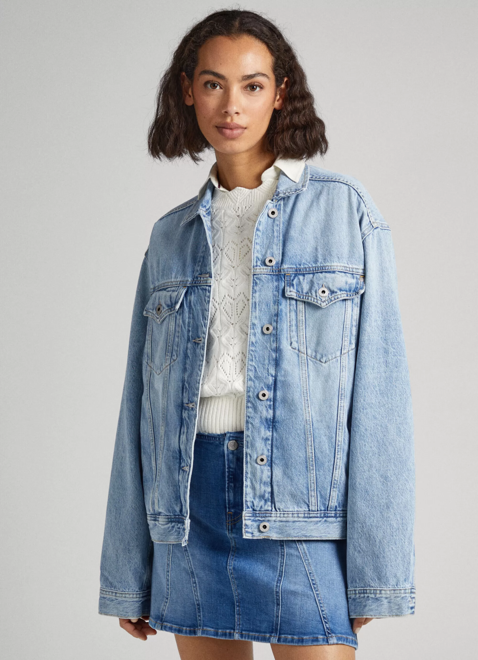 Mulher Pepe Jeans Casaco E Jaquetas>Casaco Regular Fit