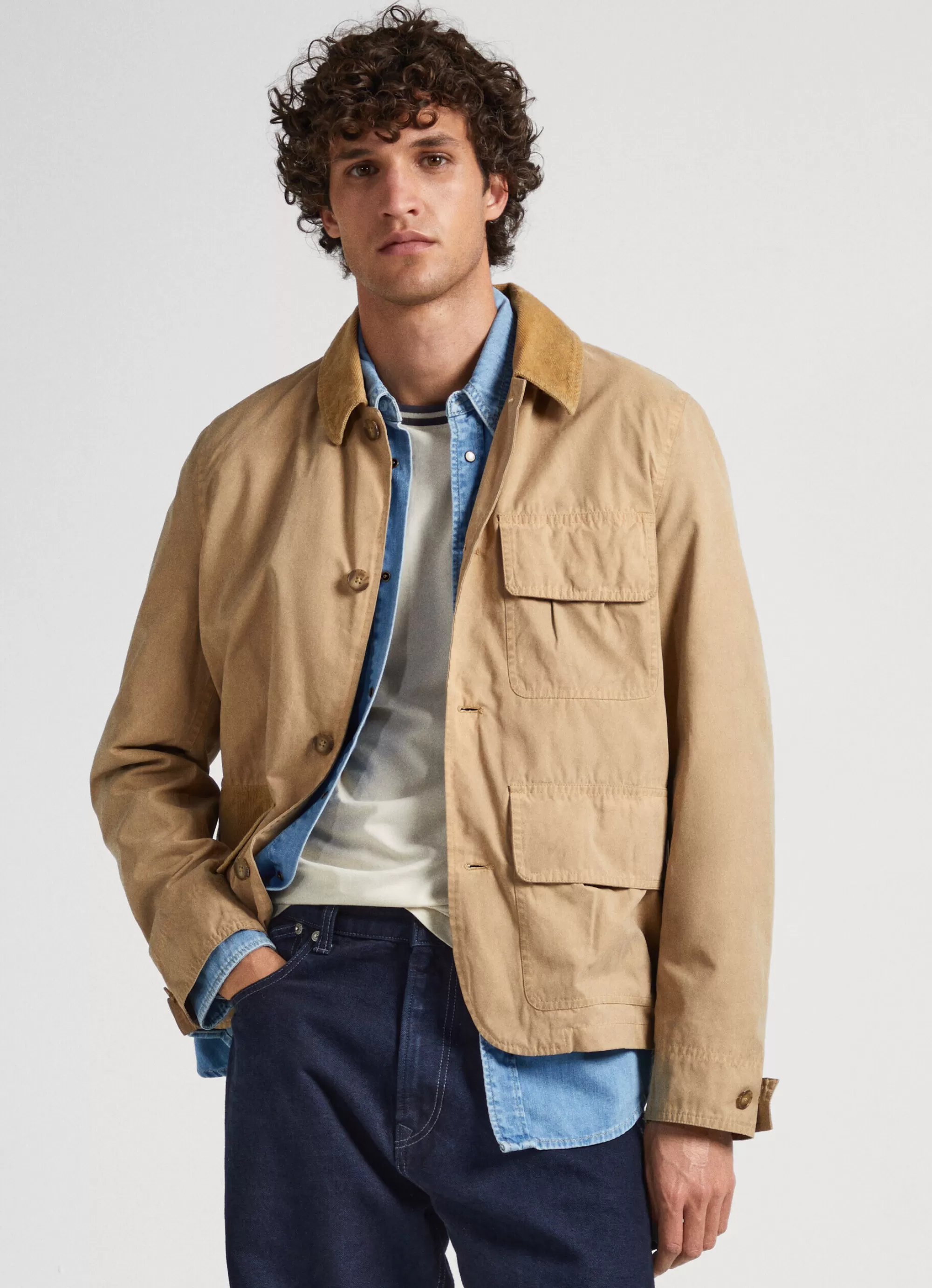 Homem Pepe Jeans Casaco E Jaquetas>Casaco Tipo Carpinteiro