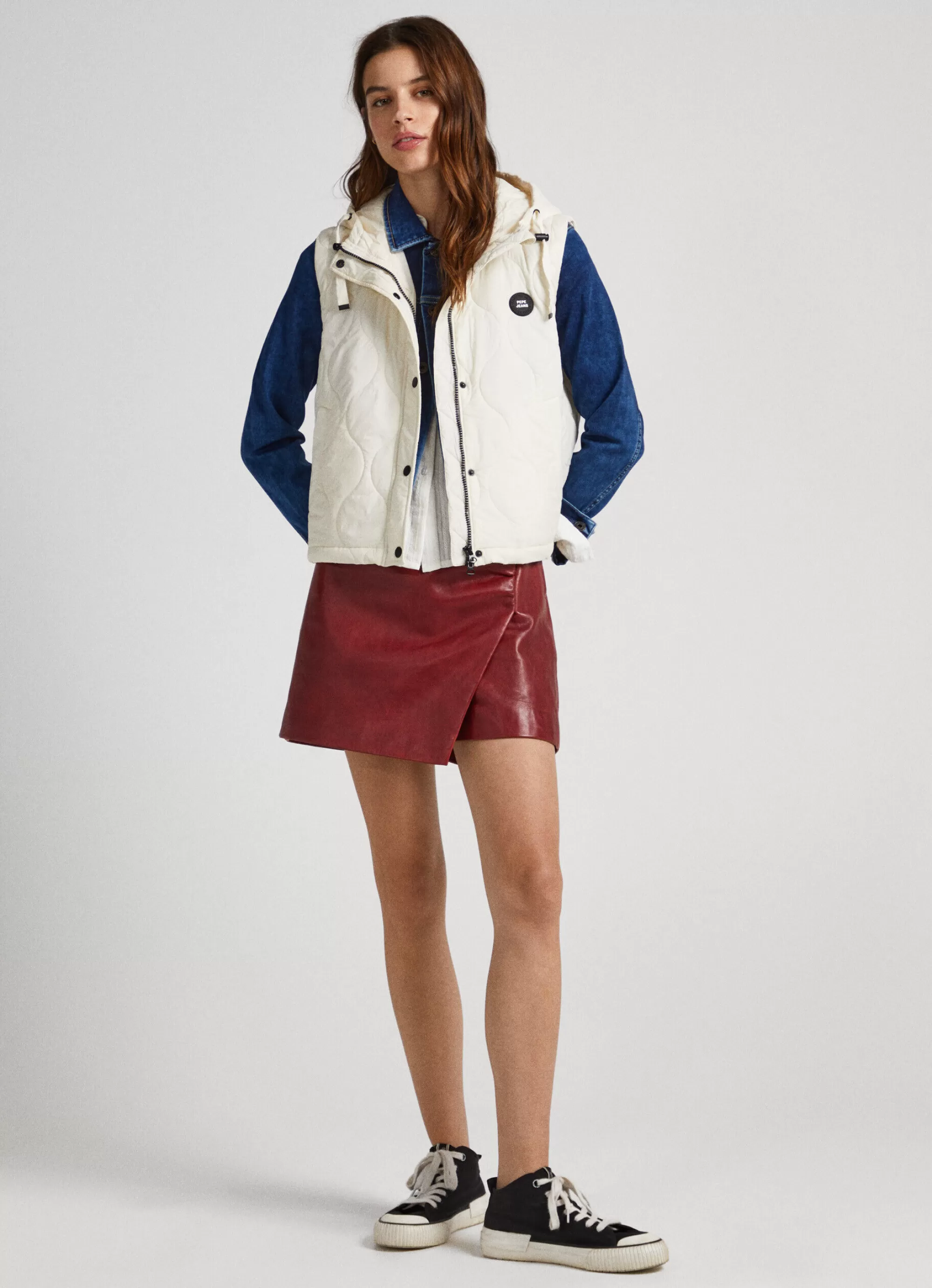 Mulher Pepe Jeans Casaco E Jaquetas>Colete Acolchoado