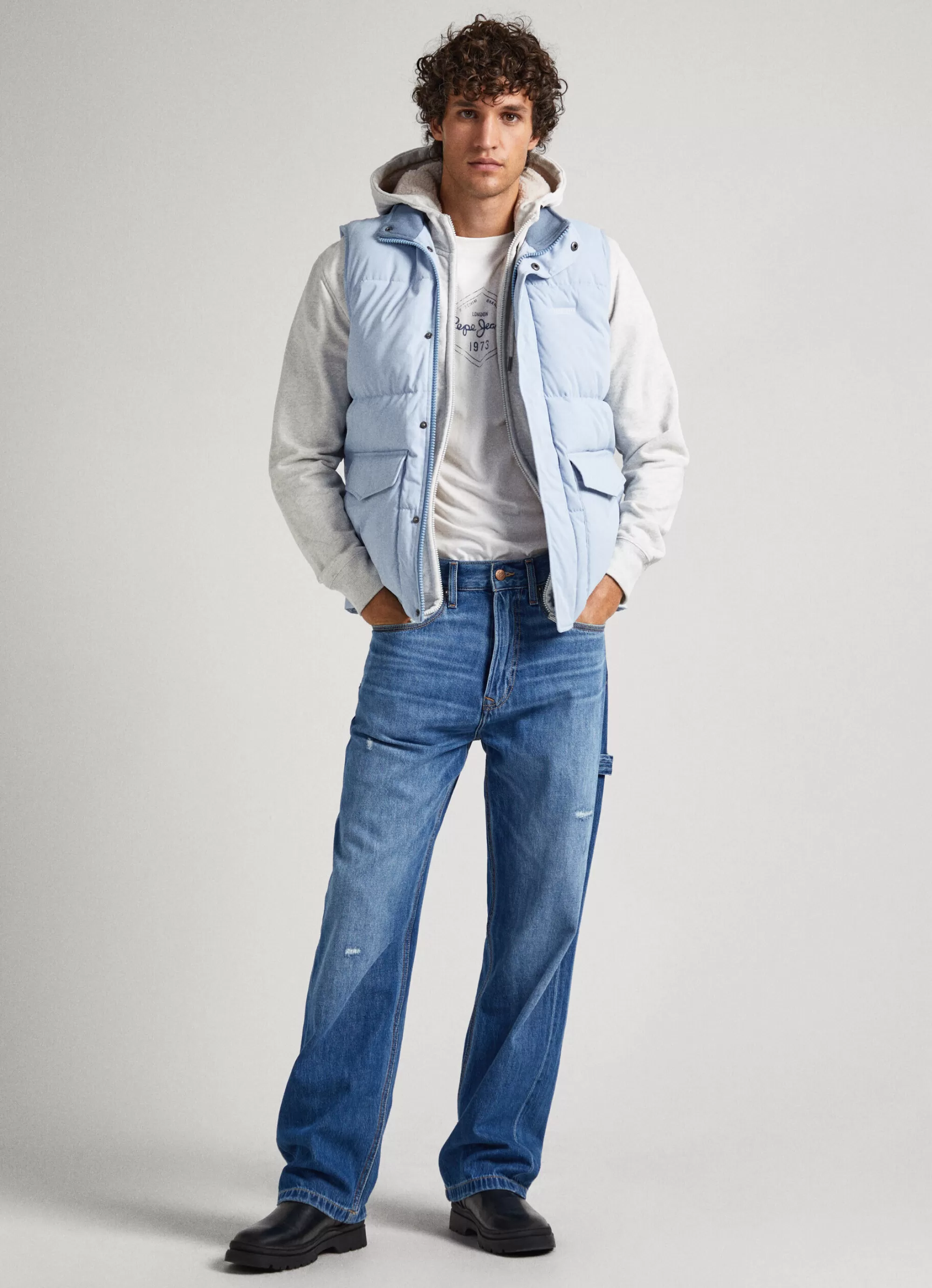 Homem Pepe Jeans Casaco E Jaquetas>Colete Acolchoado De Sarja