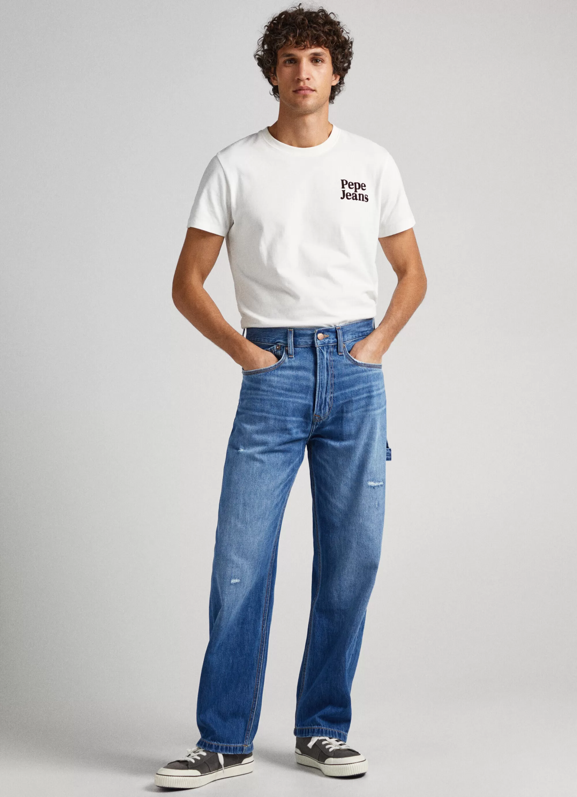 Homem Pepe Jeans Trends>Jeans Dan Vintage Loose Fit Drop Rise