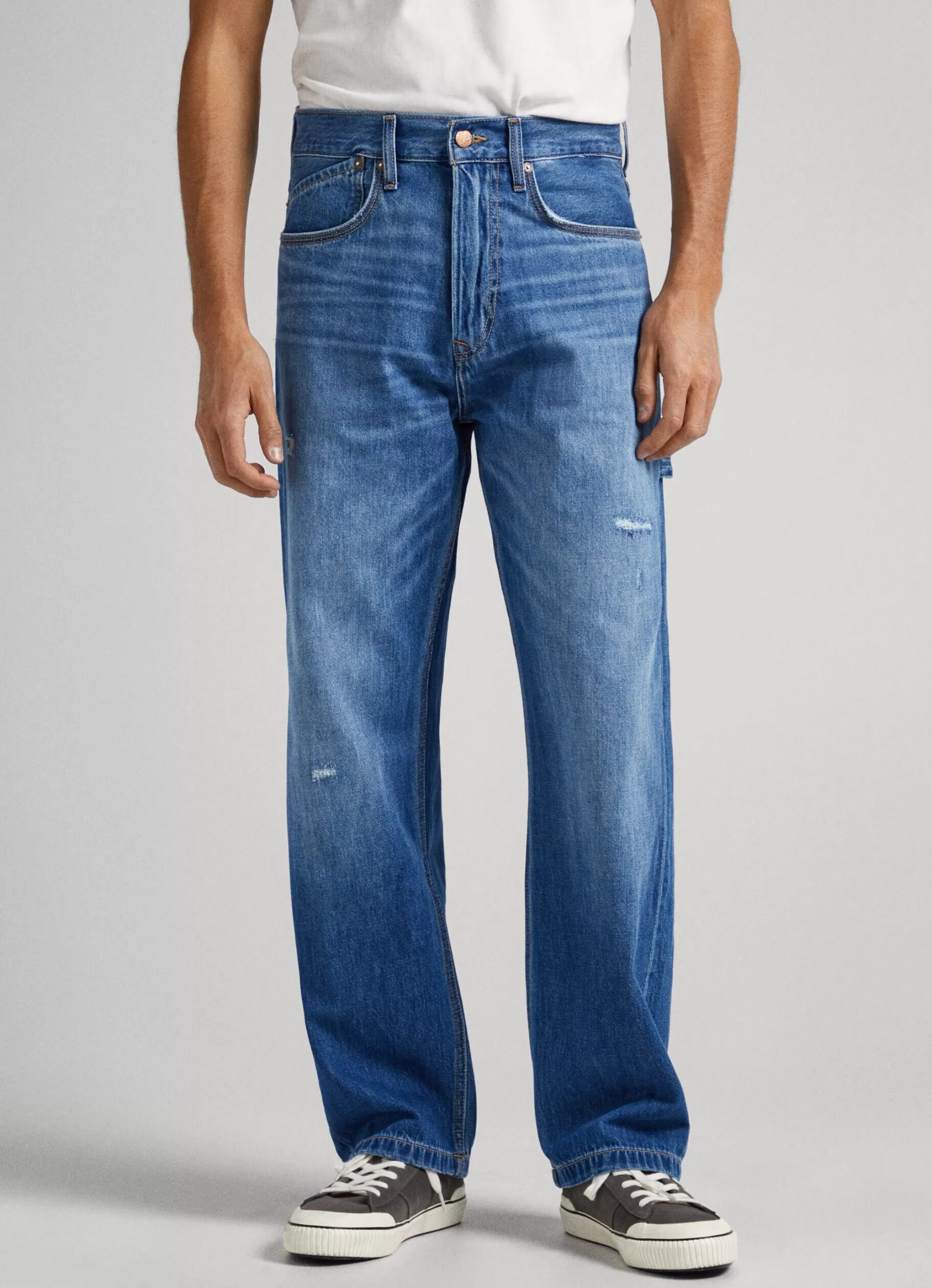 Homem Pepe Jeans Loose>Jeans Dan Vintage Loose Fit Drop Rise