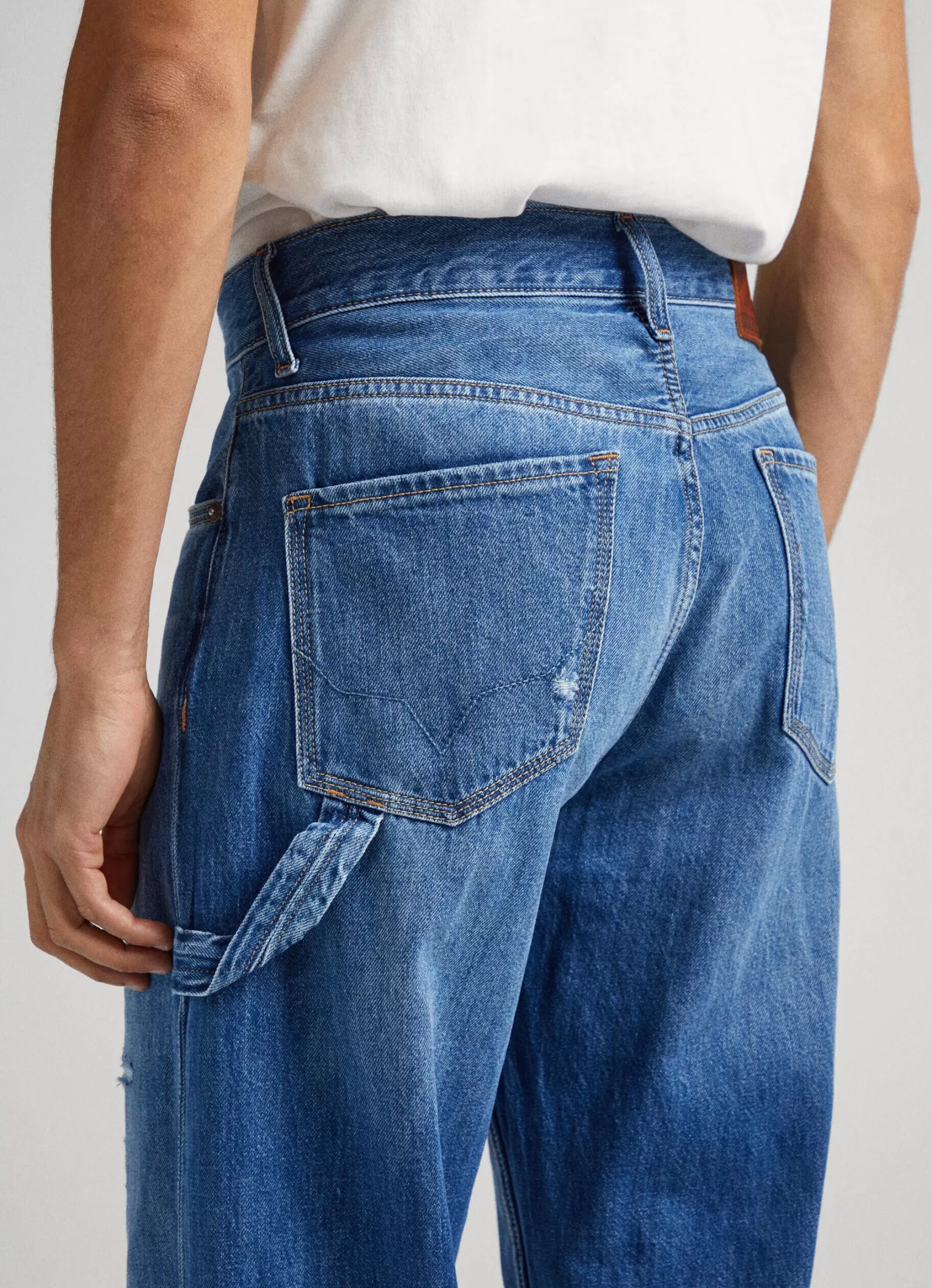 Homem Pepe Jeans Loose>Jeans Dan Vintage Loose Fit Drop Rise