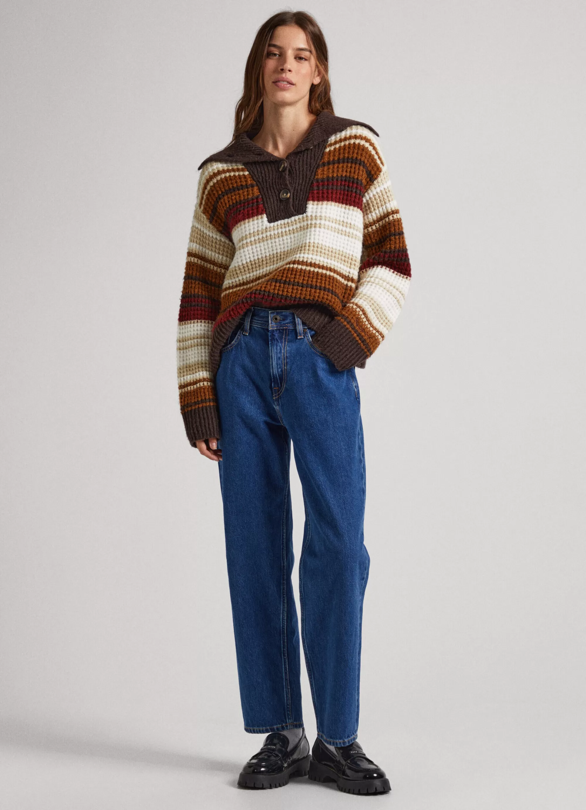 Mulher Pepe Jeans Straight>Jeans Dover Relaxed Fit High-Rise