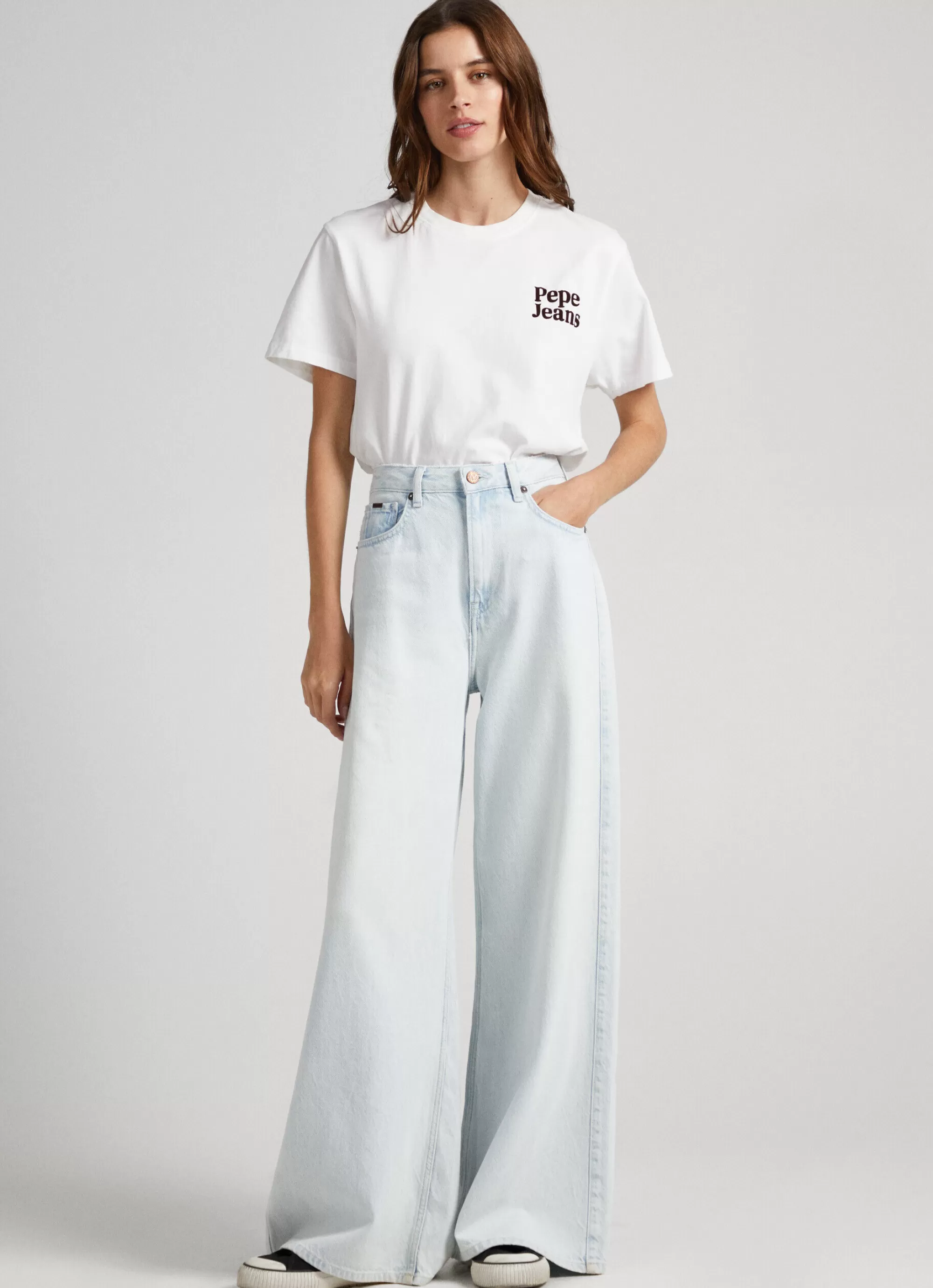 Mulher Pepe Jeans Trends>Jeans Jaimy Wide Fit High Rise
