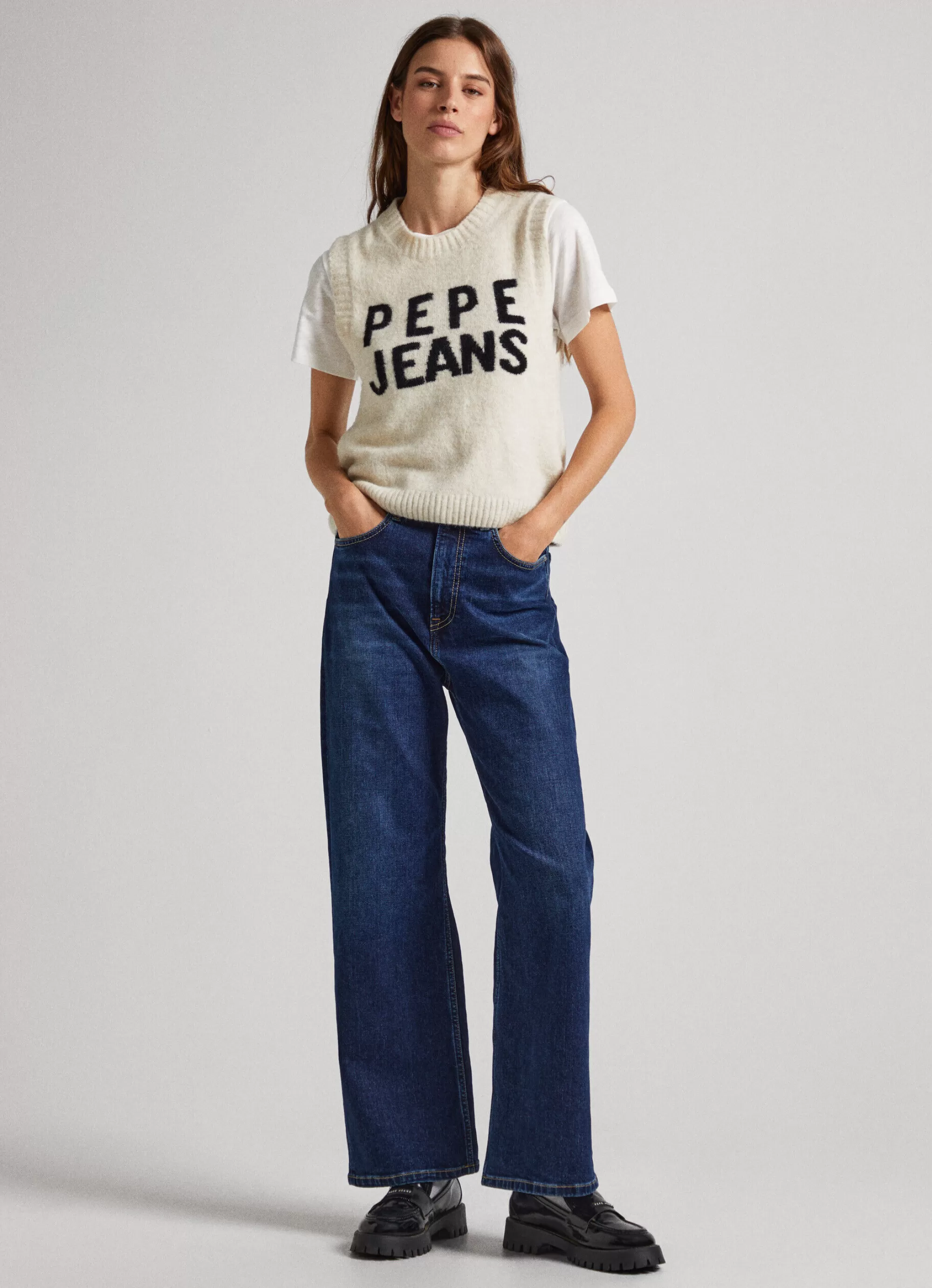 Mulher Pepe Jeans Trends>Jeans Lexa Sky High Waist Wide Leg