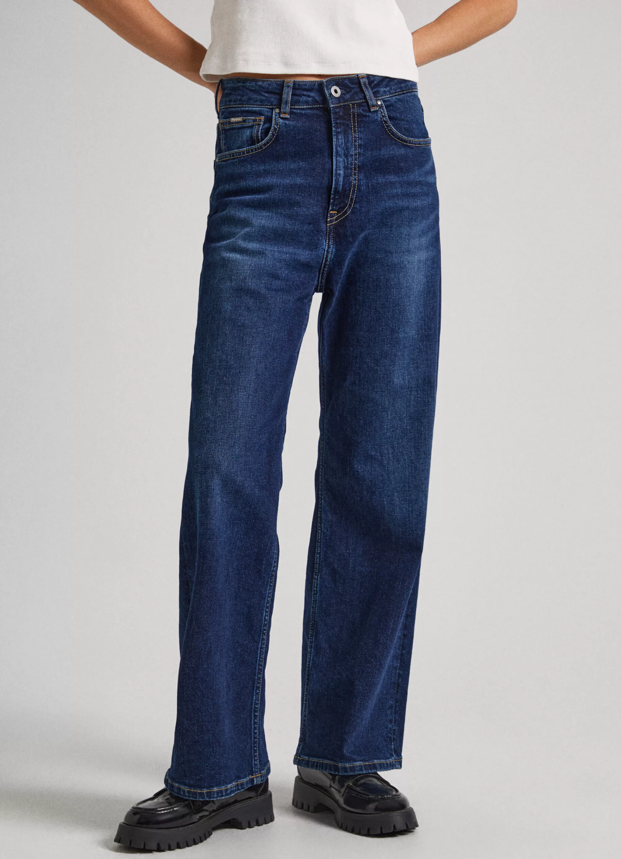 Mulher Pepe Jeans Trends>Jeans Lexa Sky High Waist Wide Leg