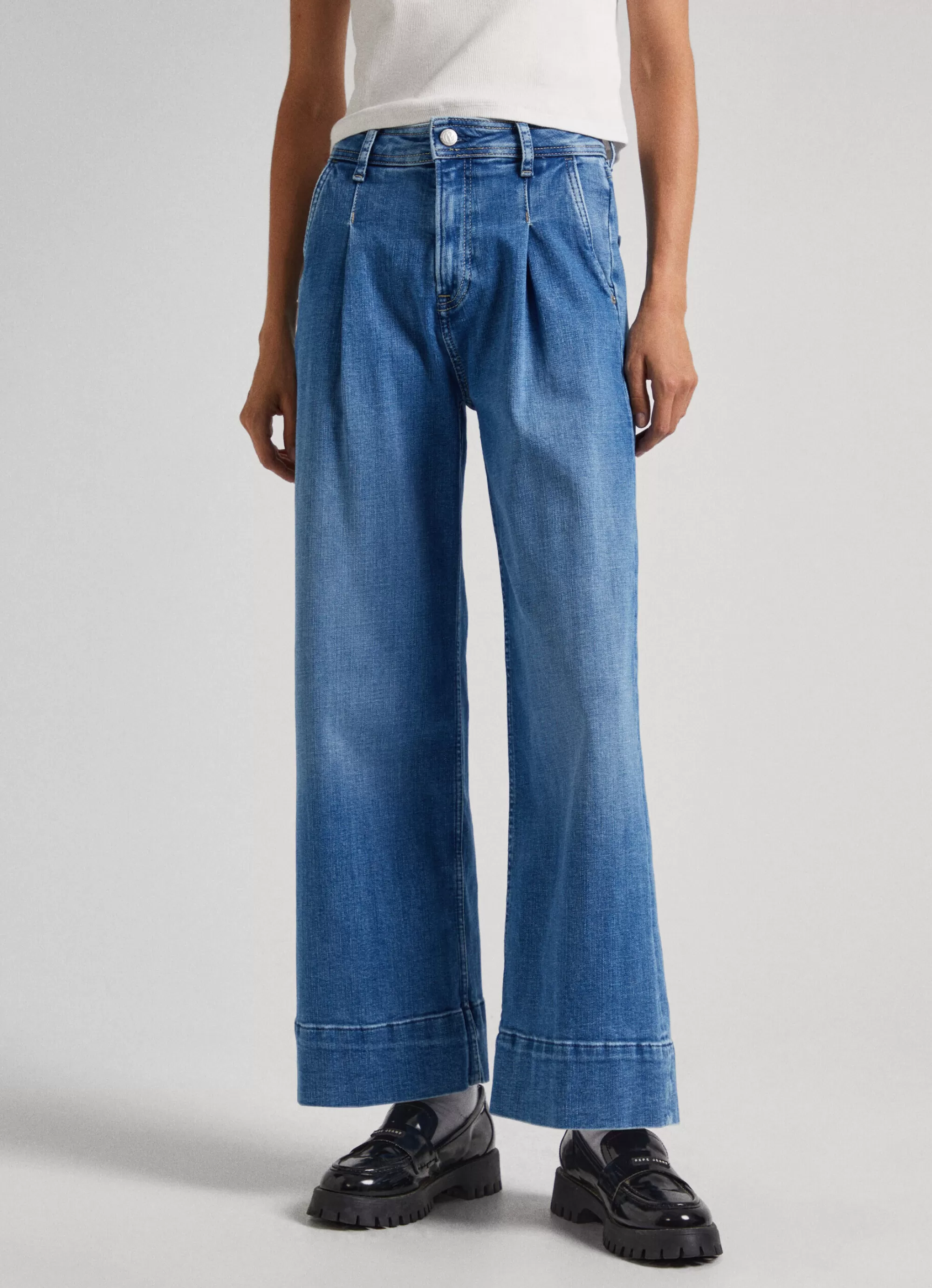 Mulher Pepe Jeans Trends>Jeans Lucy Wide Fit High Rise
