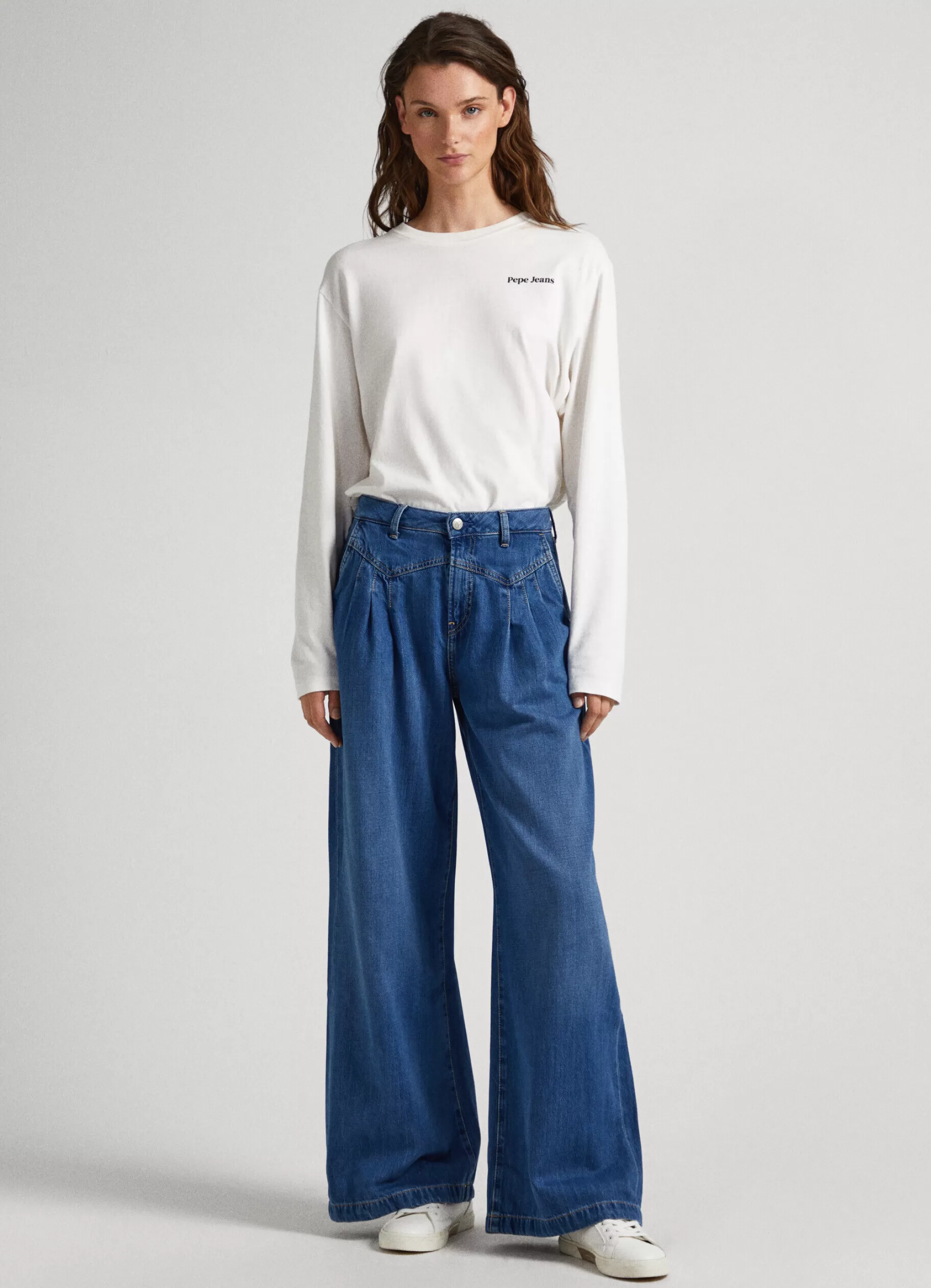 Mulher Pepe Jeans Trends>Jeans Quinn Relaxed Fit Mid-Rise