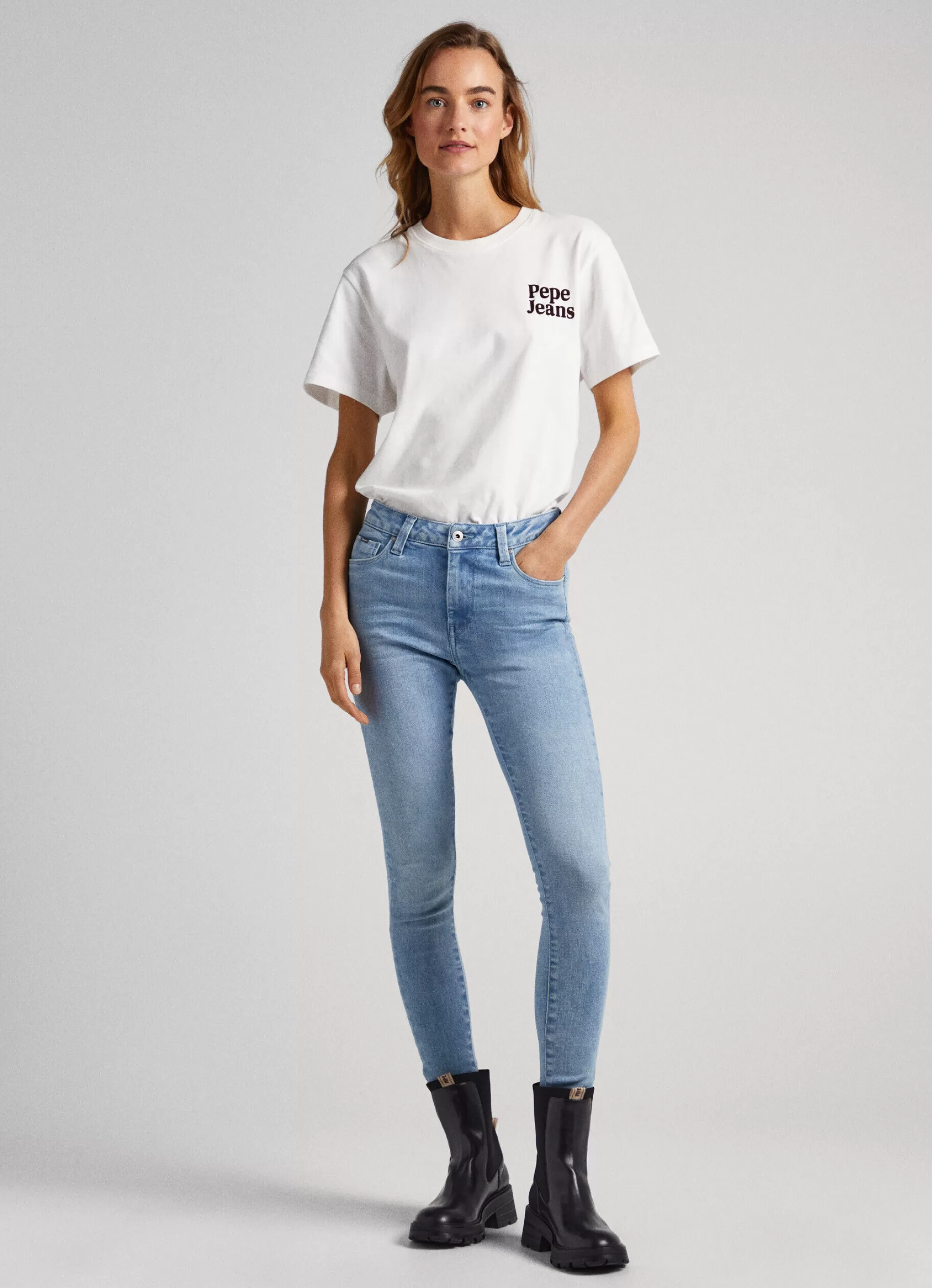 Mulher Pepe Jeans Skinny>Jeans Regent Skinny Fit High-Rise