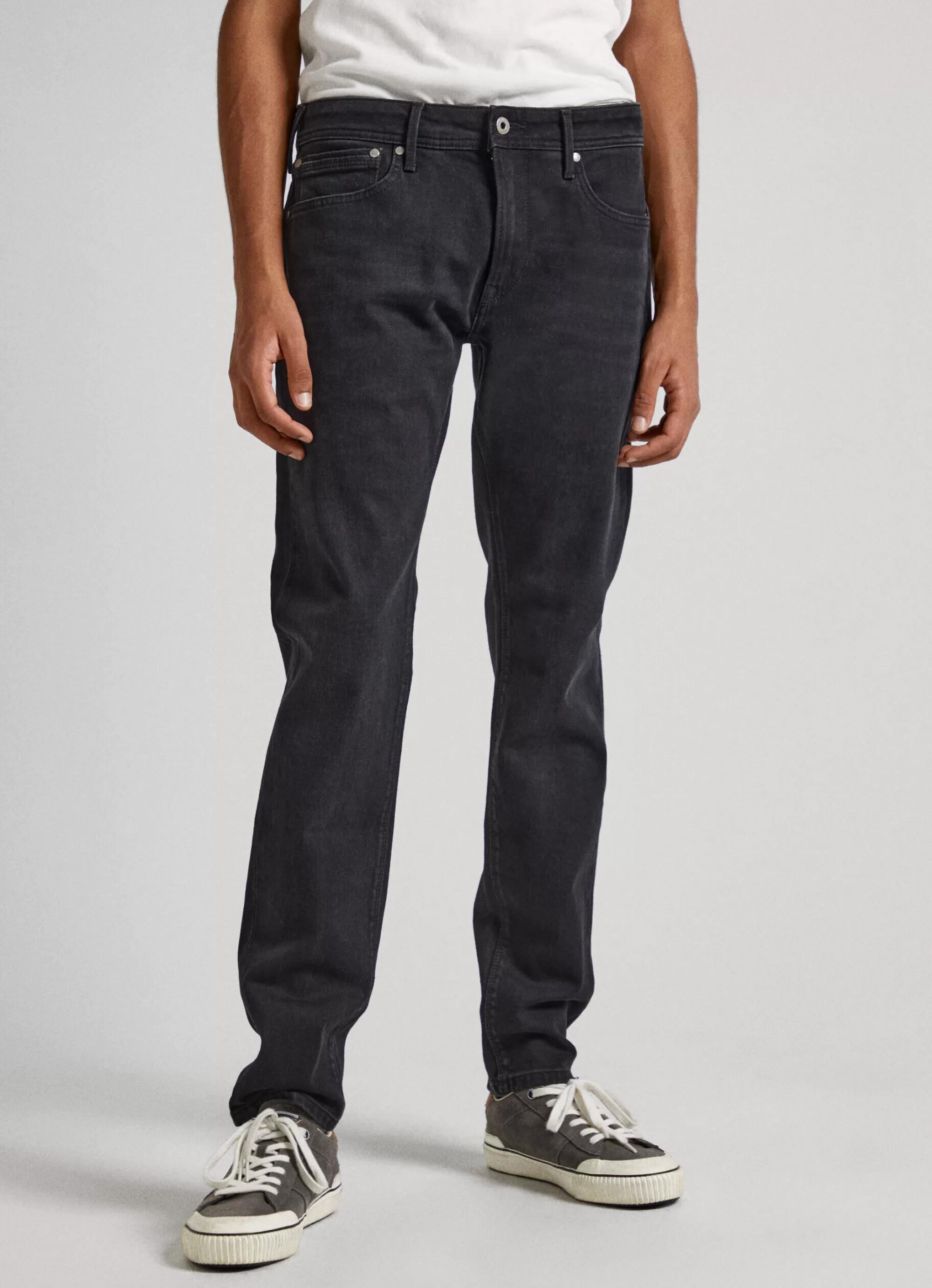 Homem Pepe Jeans Regular>Jeans Stanley Fit Mid Rise