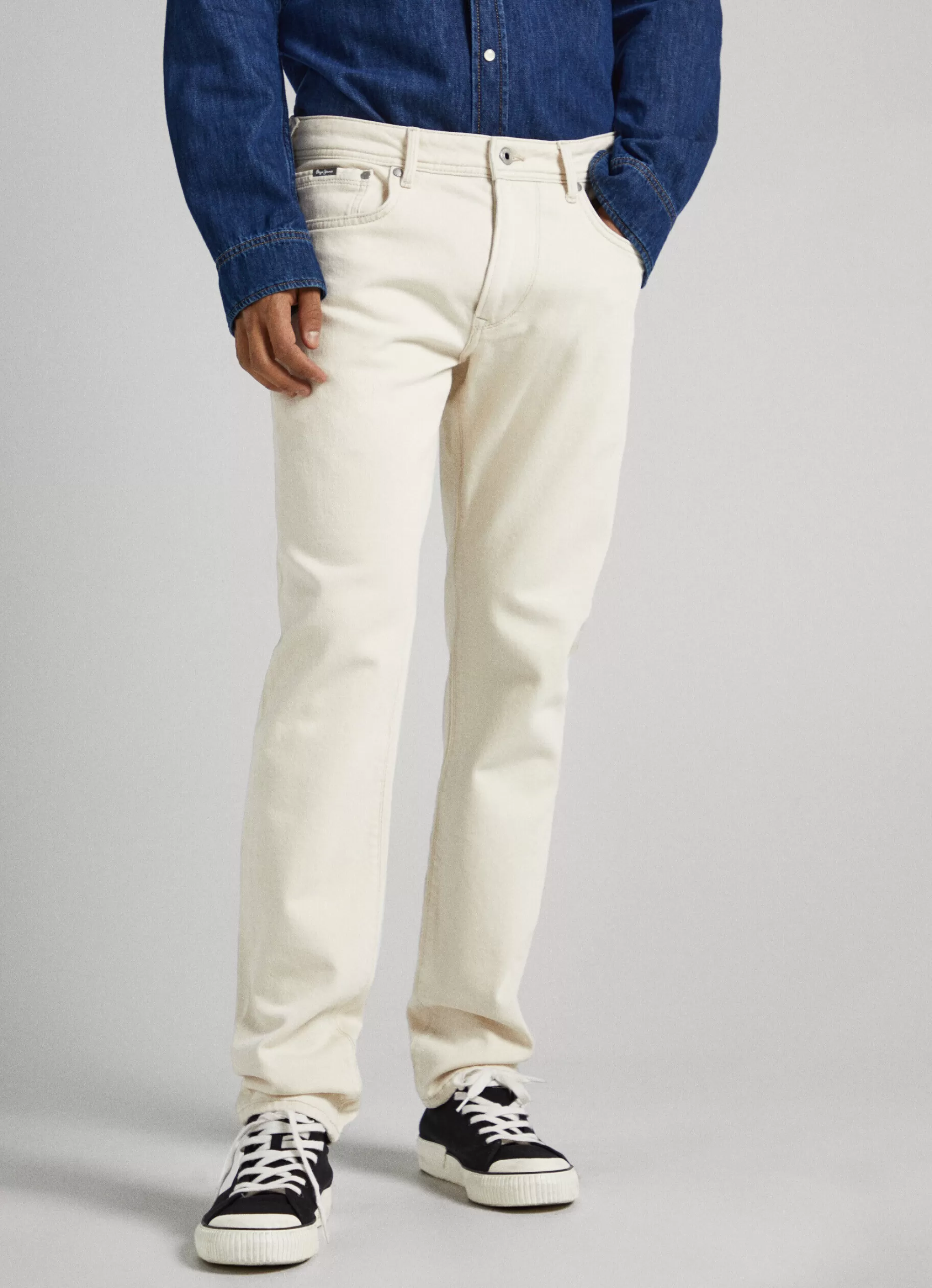 Homem Pepe Jeans Regular>Jeans Stanley Fit Mid Rise