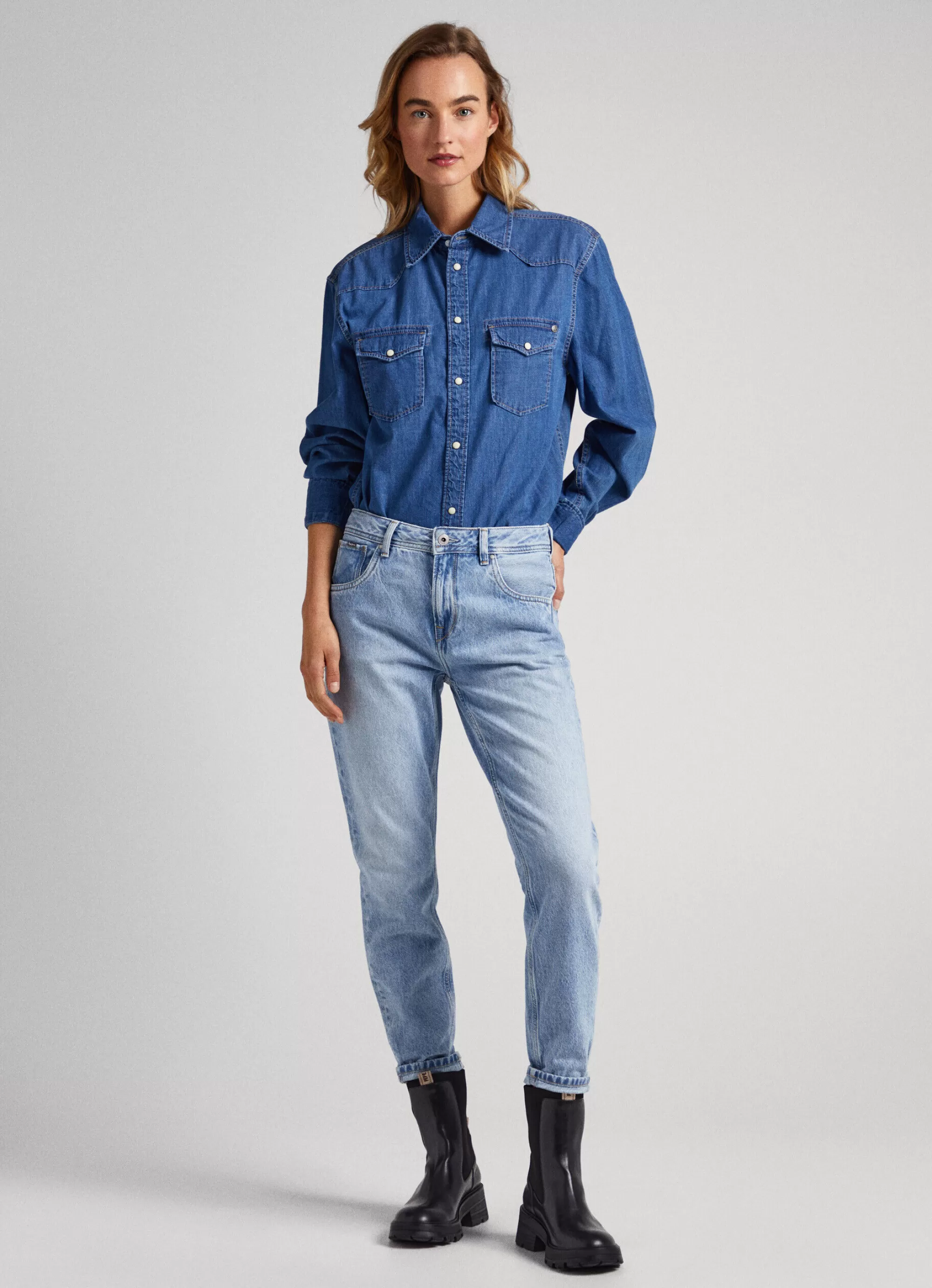 Mulher Pepe Jeans Trends>Jeans Violet Relaxed Fit High Rise