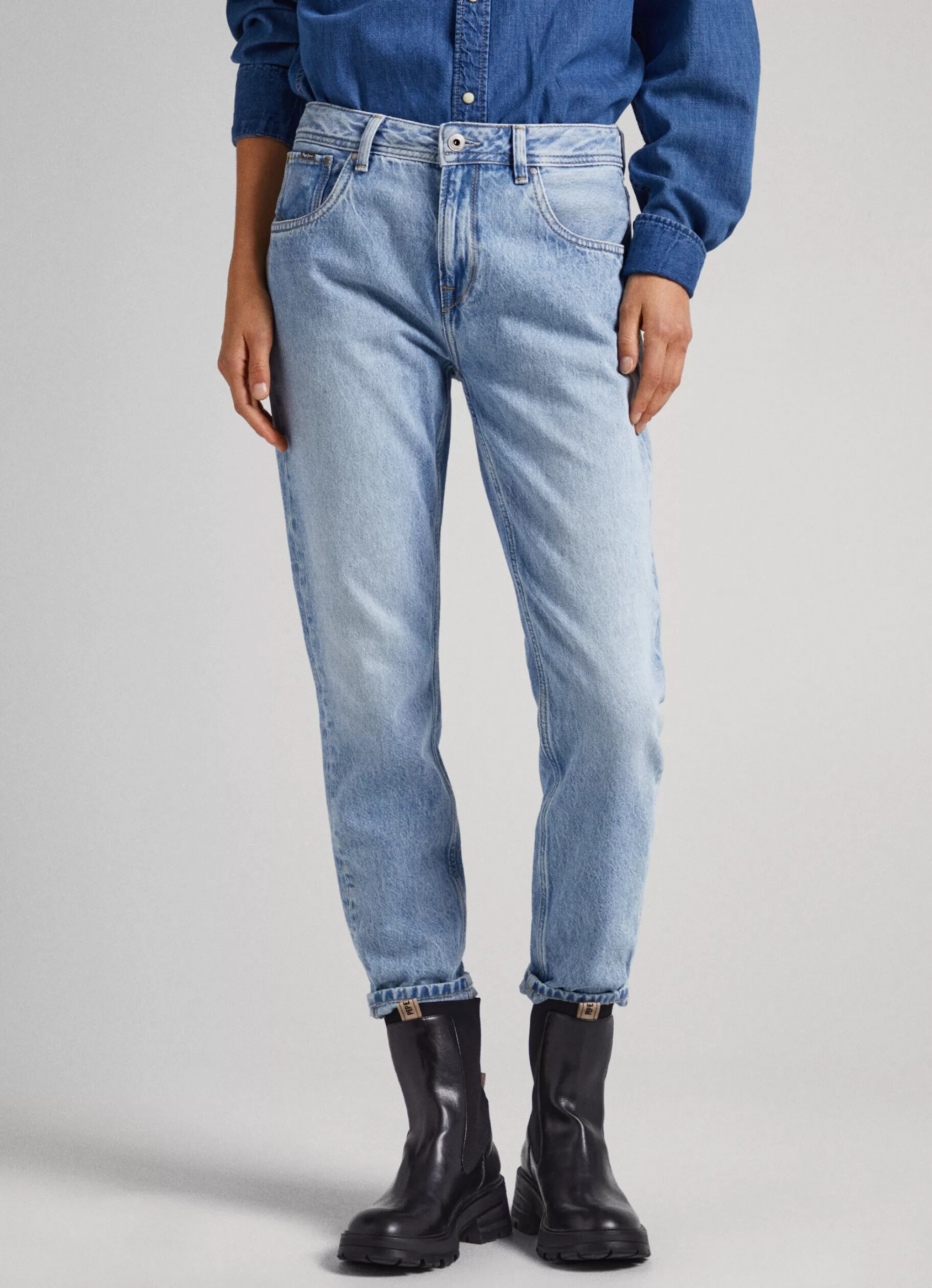 Mulher Pepe Jeans Trends>Jeans Violet Relaxed Fit High Rise