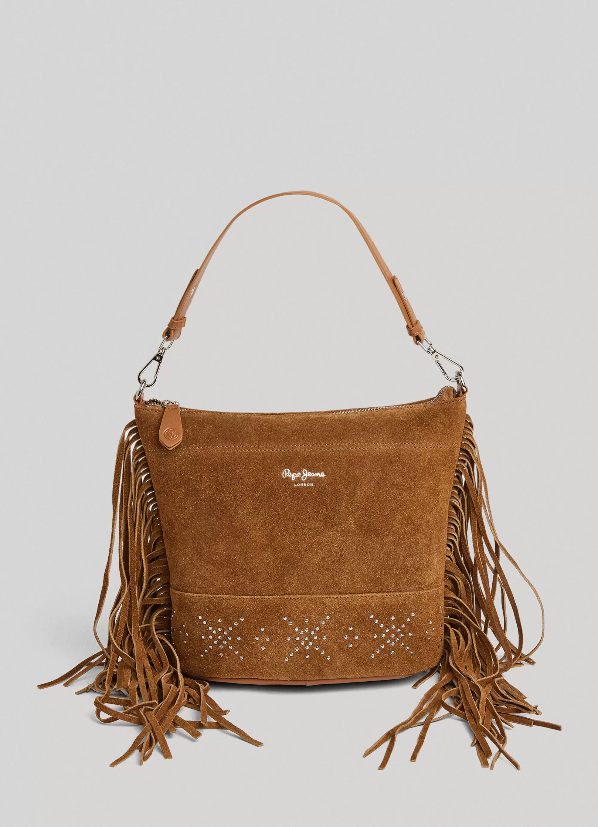 Mulher Pepe Jeans Bolsas E Mochilas>Mala De Mao Em Camurca