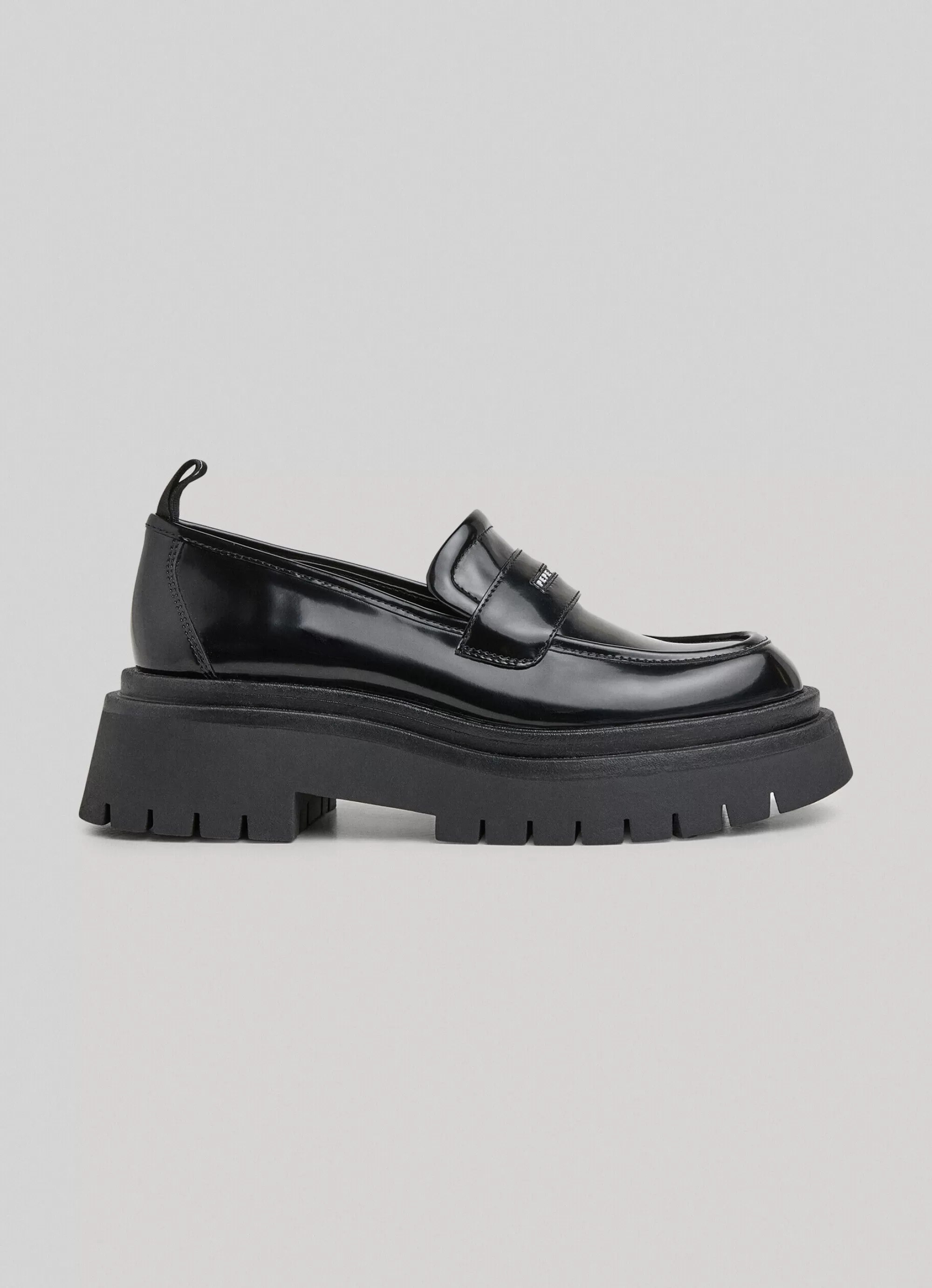 Mulher Pepe Jeans Botas E Sapatos>Mocassins Chunky Sola Entalhada