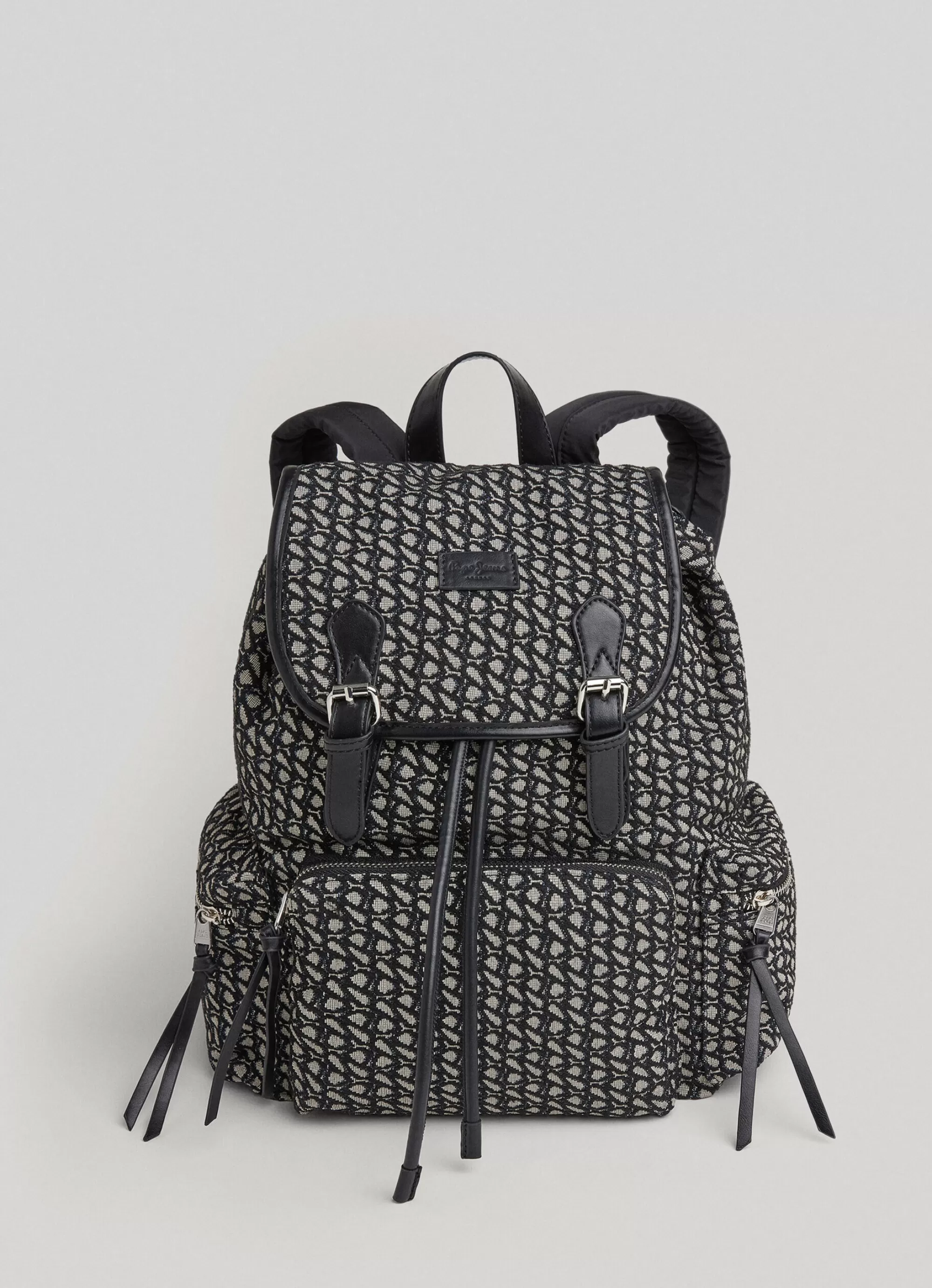 Mulher Pepe Jeans Bolsas E Mochilas>Mochila De Tecido Jacquard