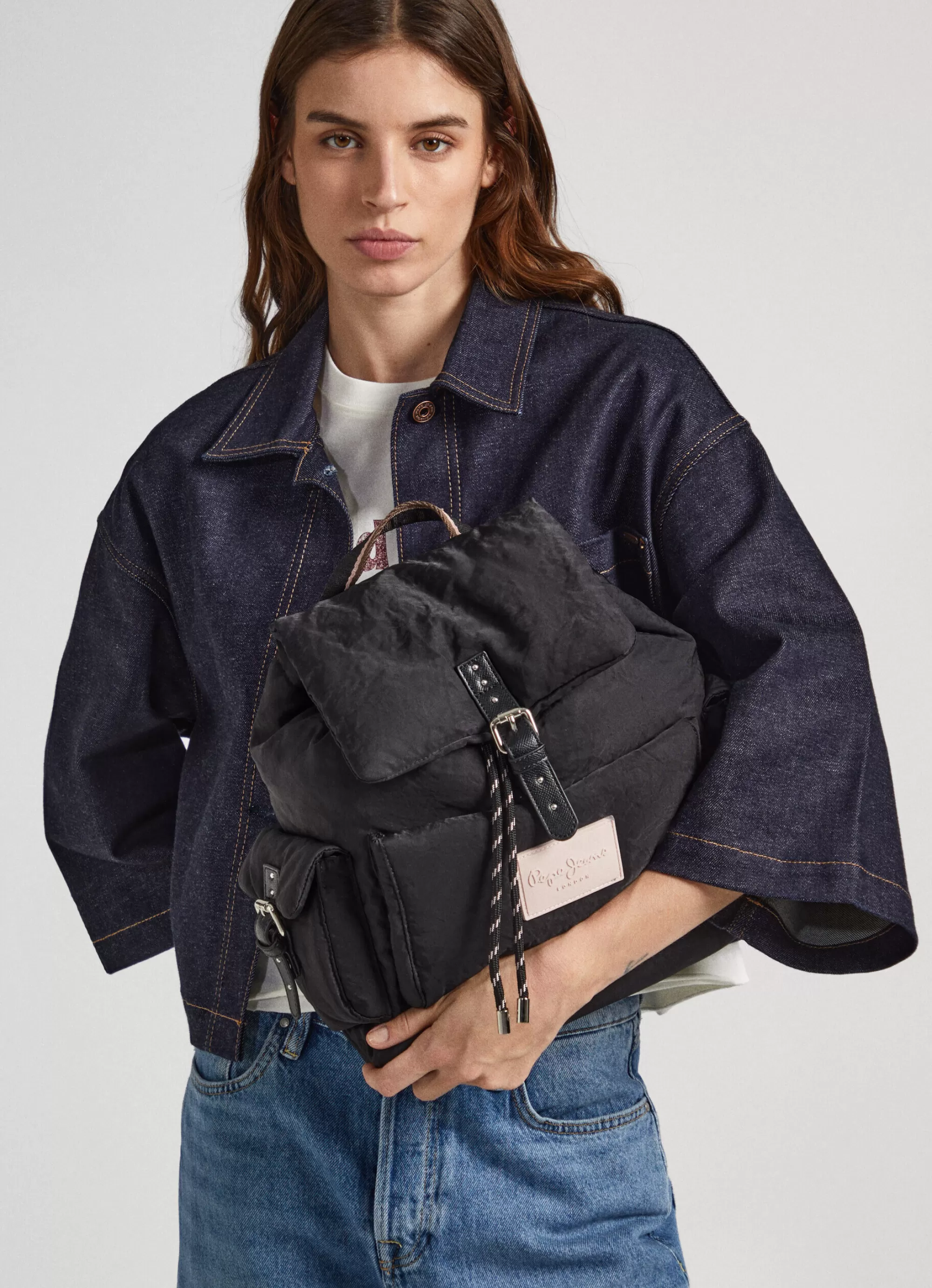 Mulher Pepe Jeans Bolsas E Mochilas>Mochila De Viagem Nylon