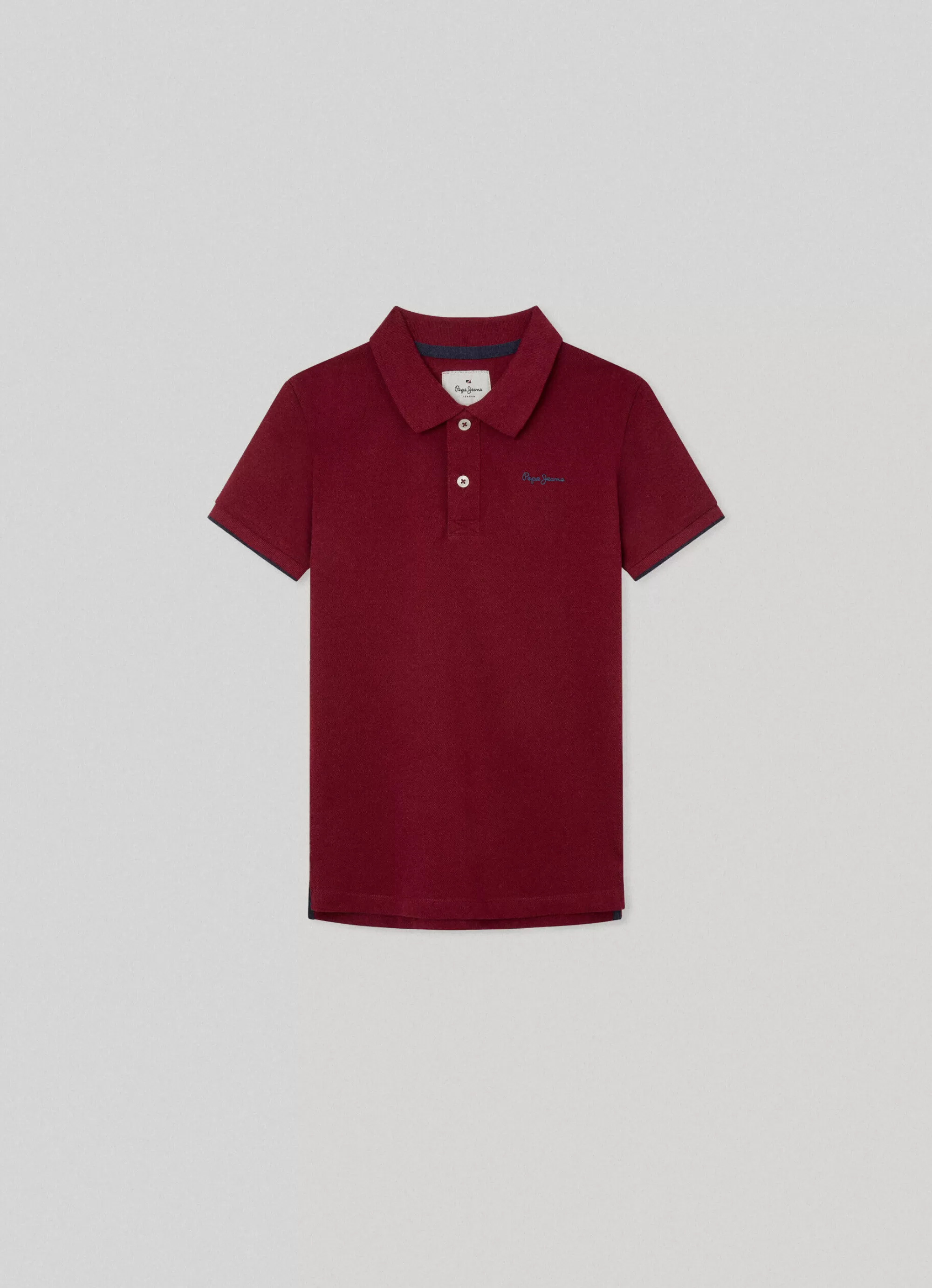 Rapaz Pepe Jeans Polos E Camisas>Polo Piquet De Algodao Logo Bordado