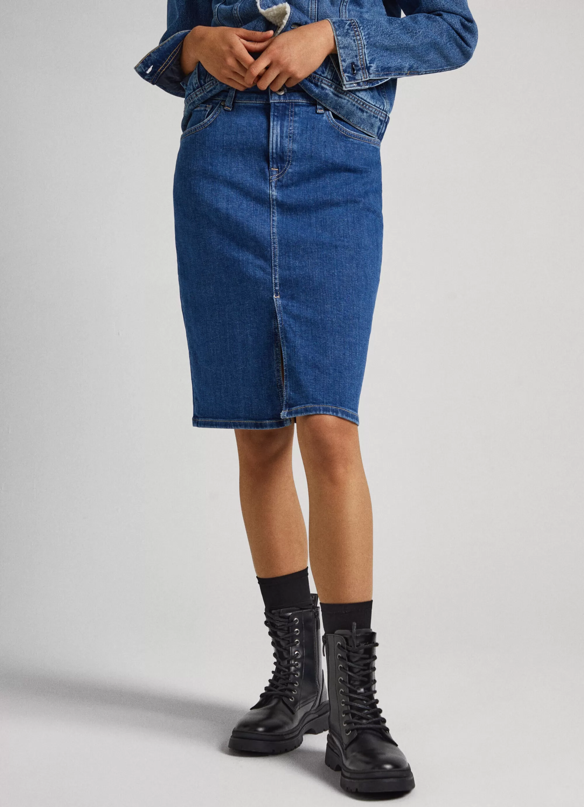 Mulher Pepe Jeans Saias E Calções>Saia Regular Fit