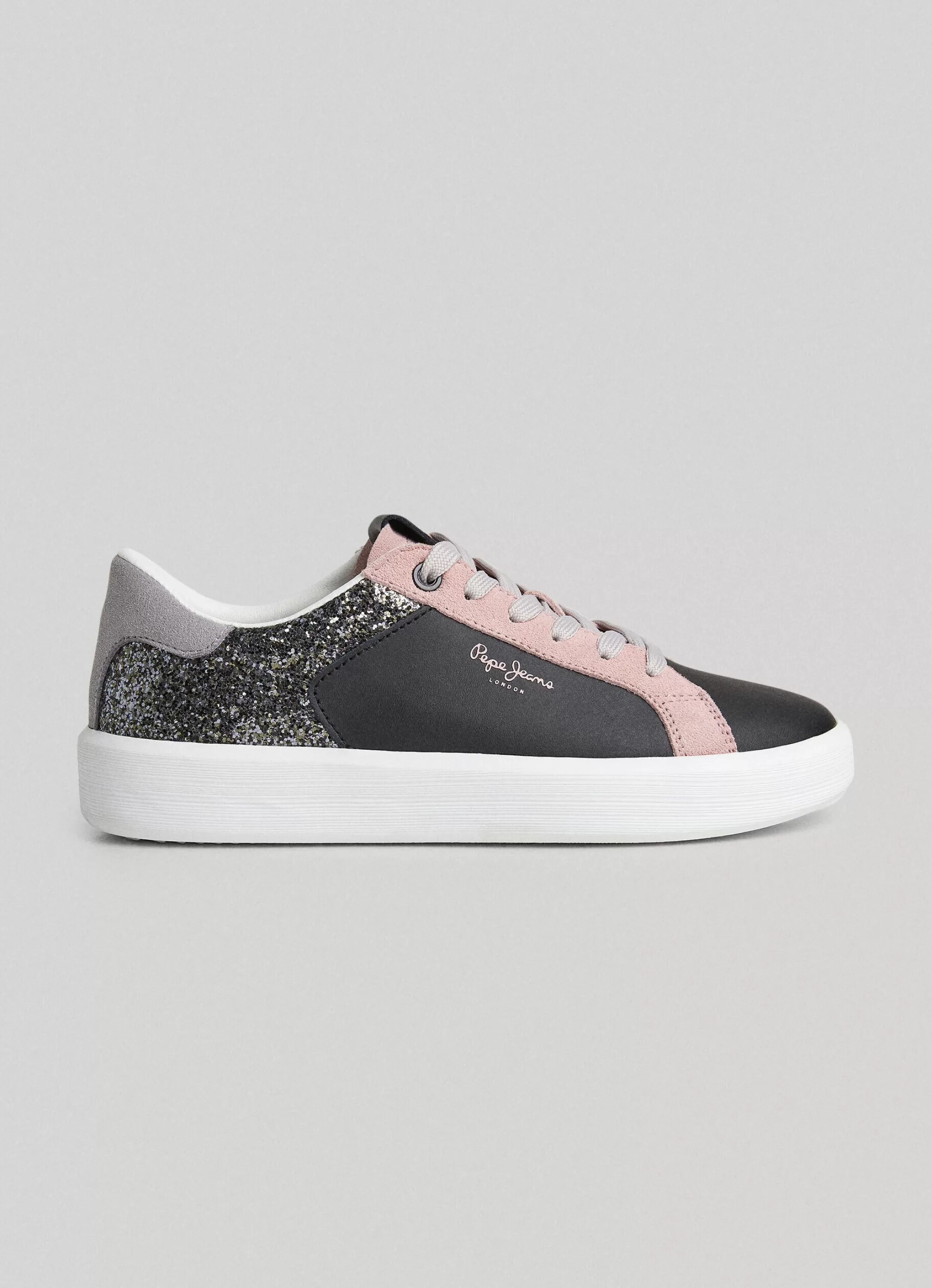 Mulher Pepe Jeans Sapatilhas>Sapatilhas Couro Dobbie Mix