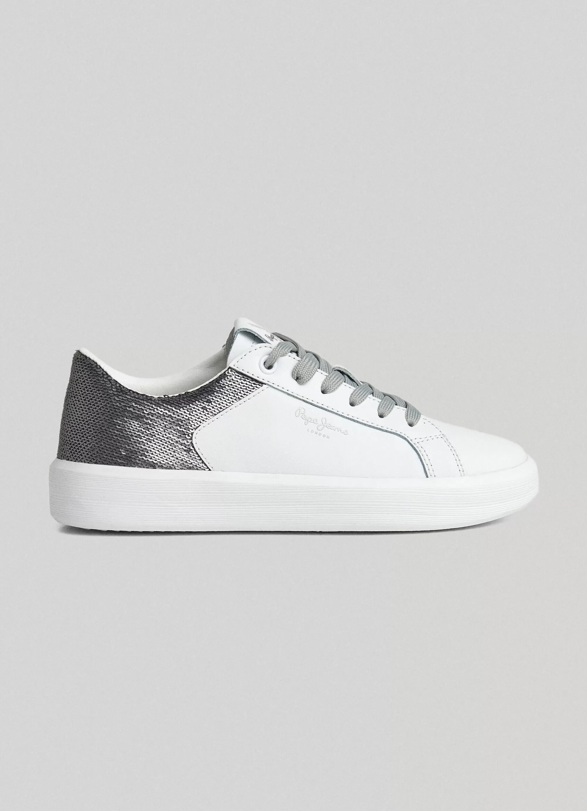 Mulher Pepe Jeans Sapatilhas>Sapatilhas Couro Dobbie Part