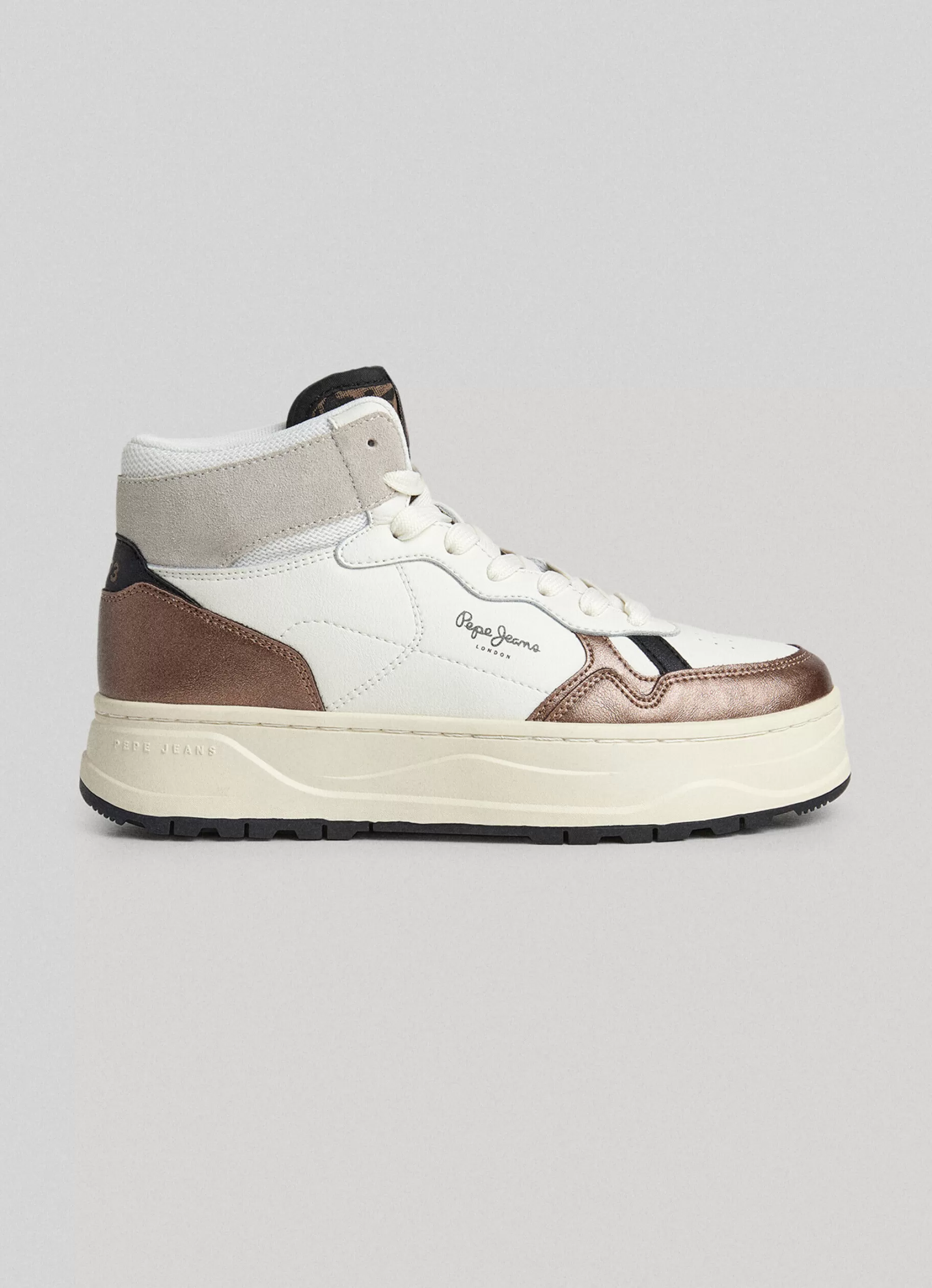 Mulher Pepe Jeans Sapatilhas>Sapatilhas Couro Kore Basket