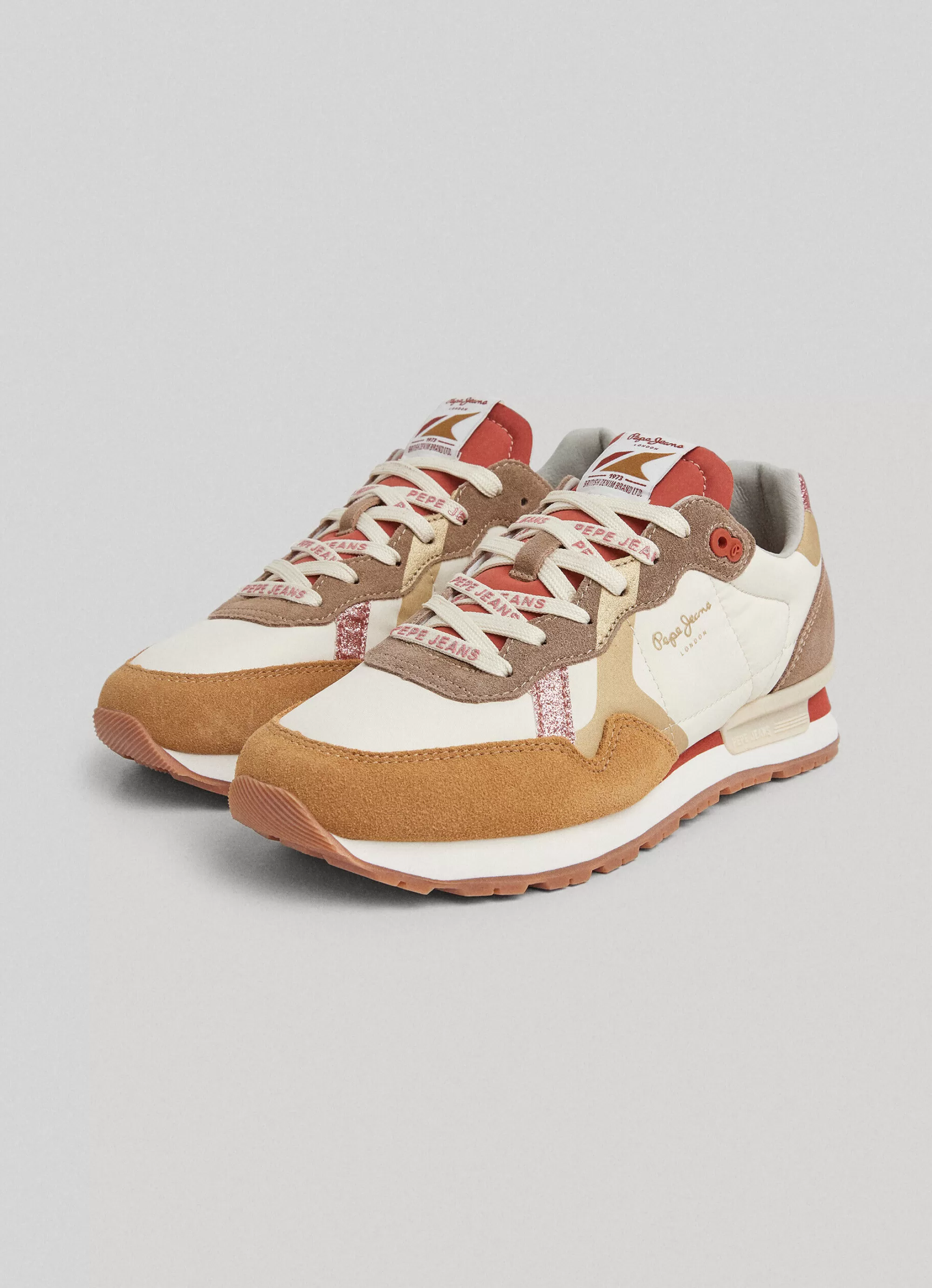 Mulher Pepe Jeans Sapatilhas>Sapatilhas Running Brit Print Lux
