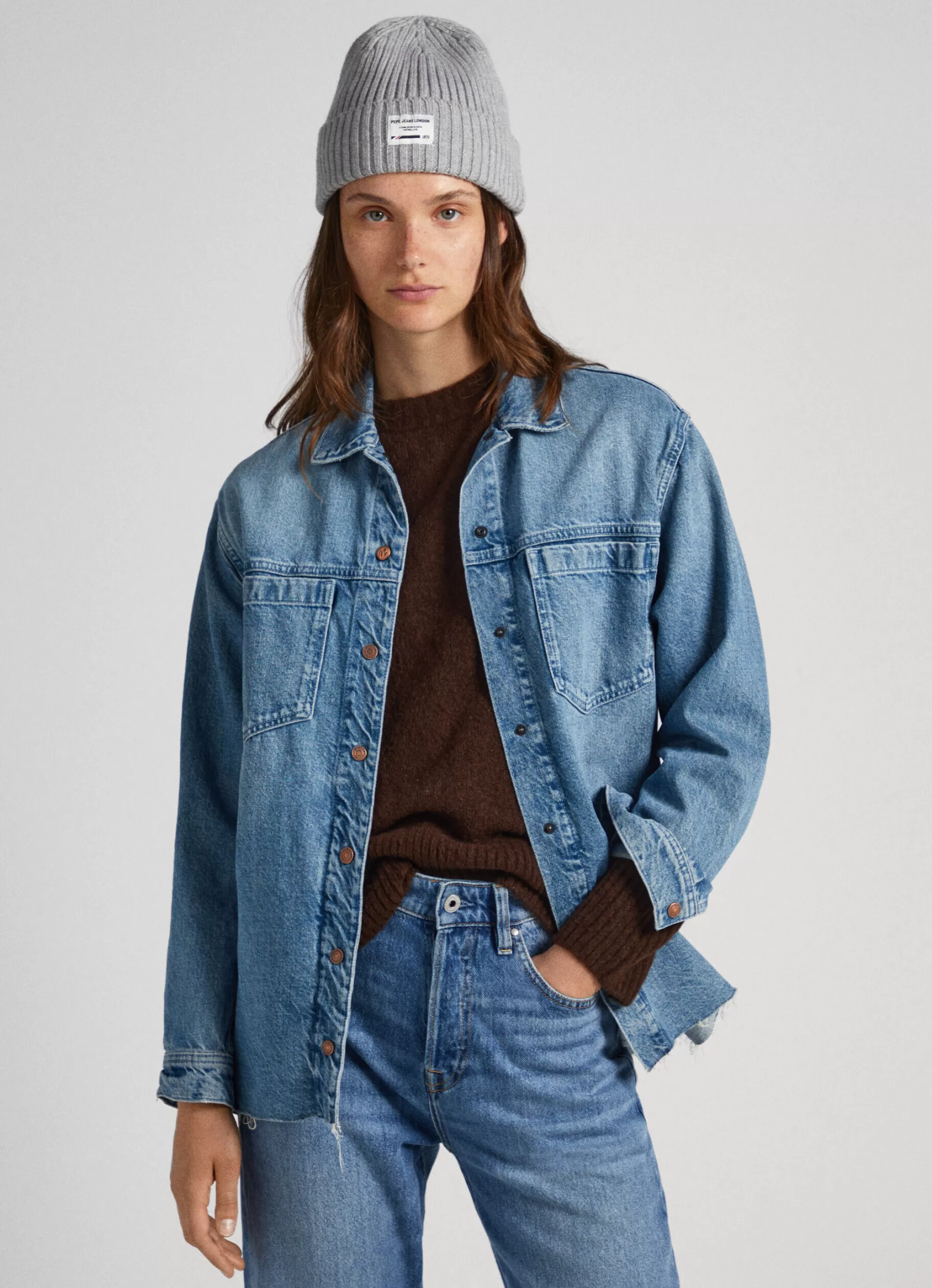 Mulher Pepe Jeans Camisas E Blusas>Sobrecamisa Regular Fit