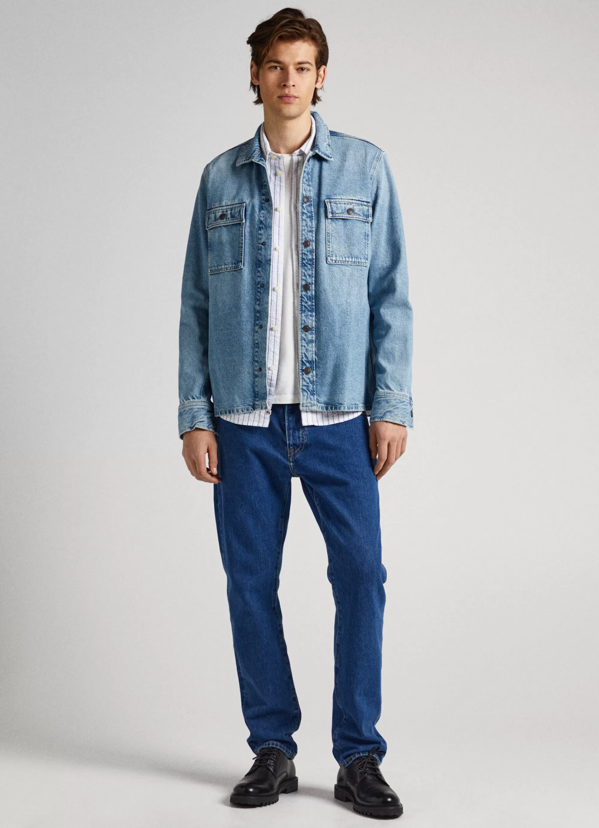 Homem Pepe Jeans Camisas>Sobrecamisa Relaxed Fit