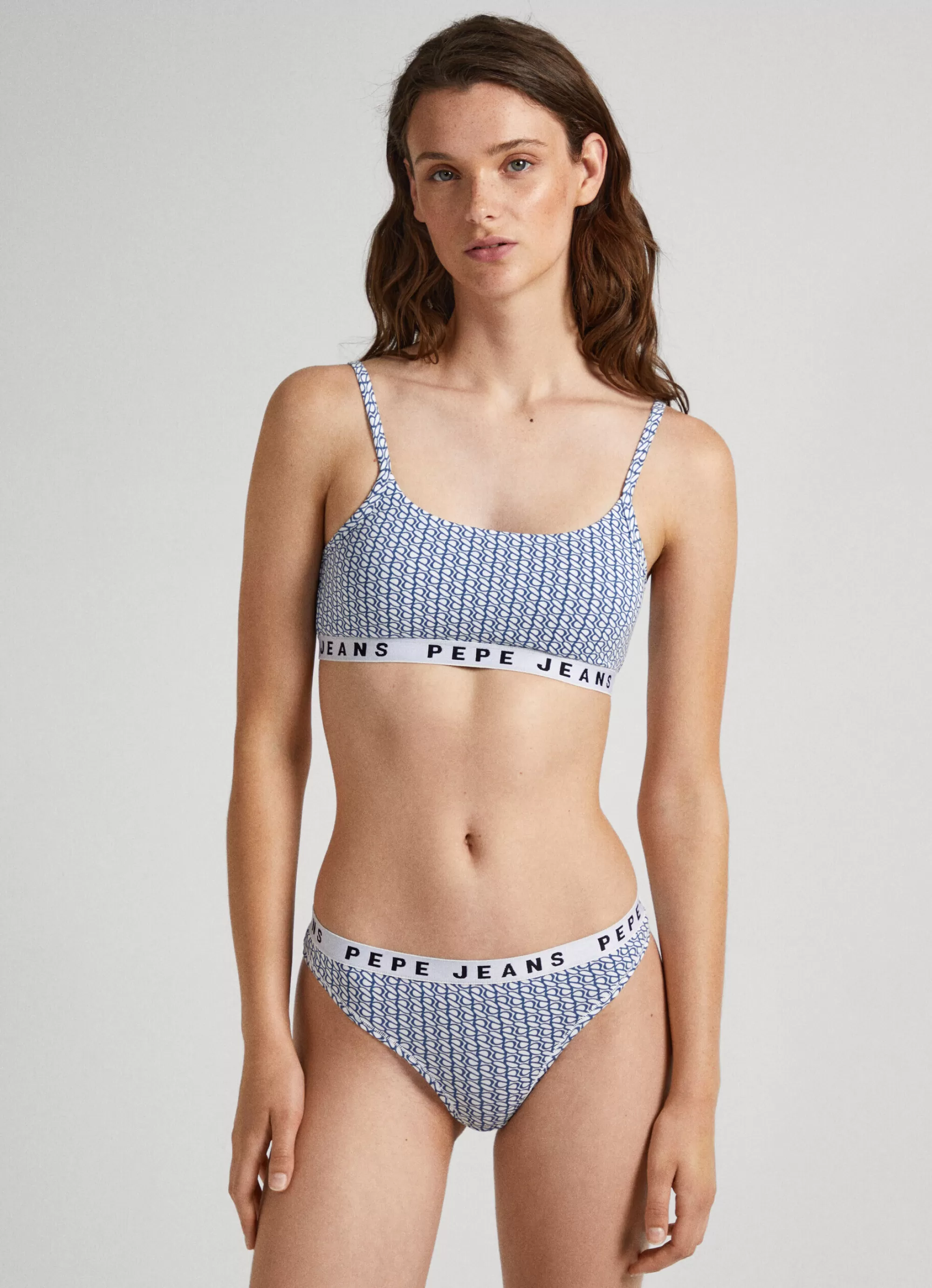 Mulher Pepe Jeans Underwear>Sutia Logo Estampado All Over