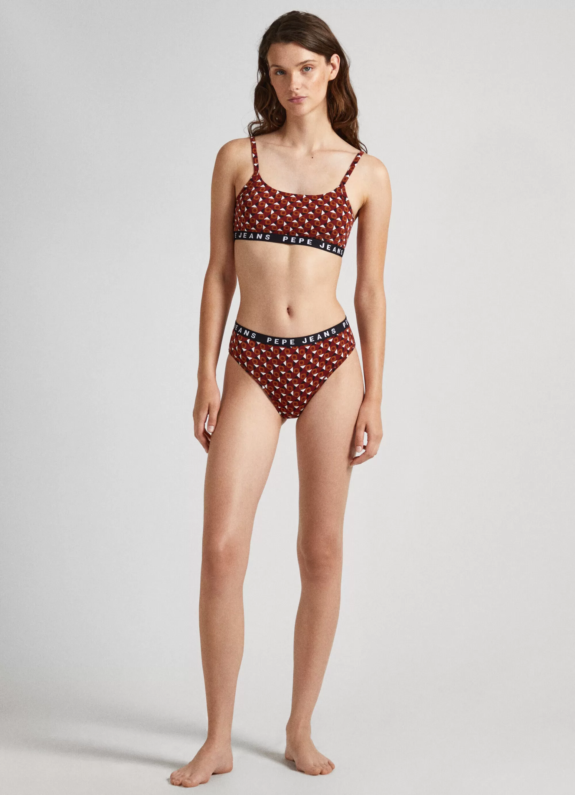 Mulher Pepe Jeans Underwear>Sutia Padrao Geometrico