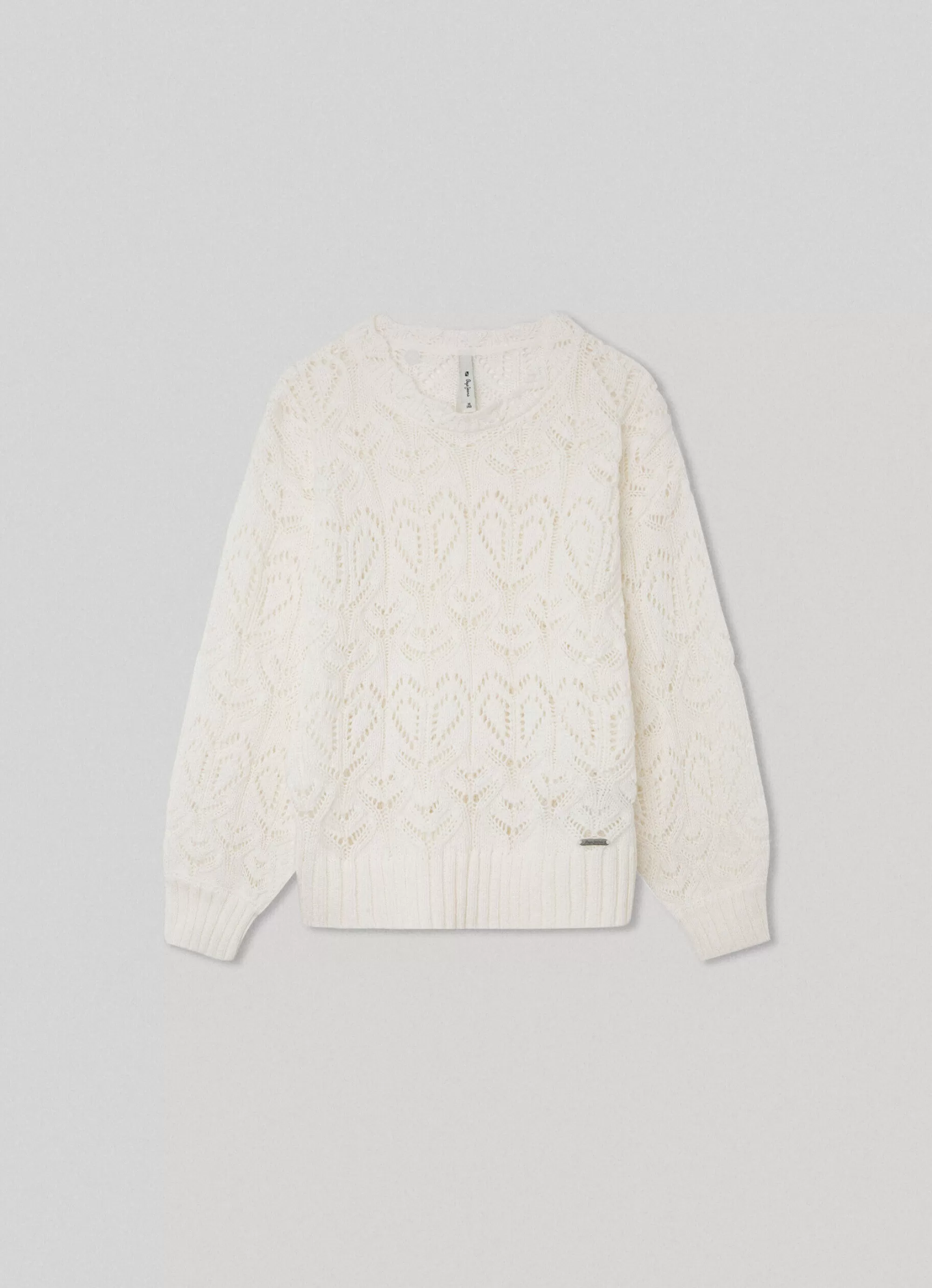 Rapariga Pepe Jeans Sweatshirts E Malhas>Sweater Gola Redonda Bordados