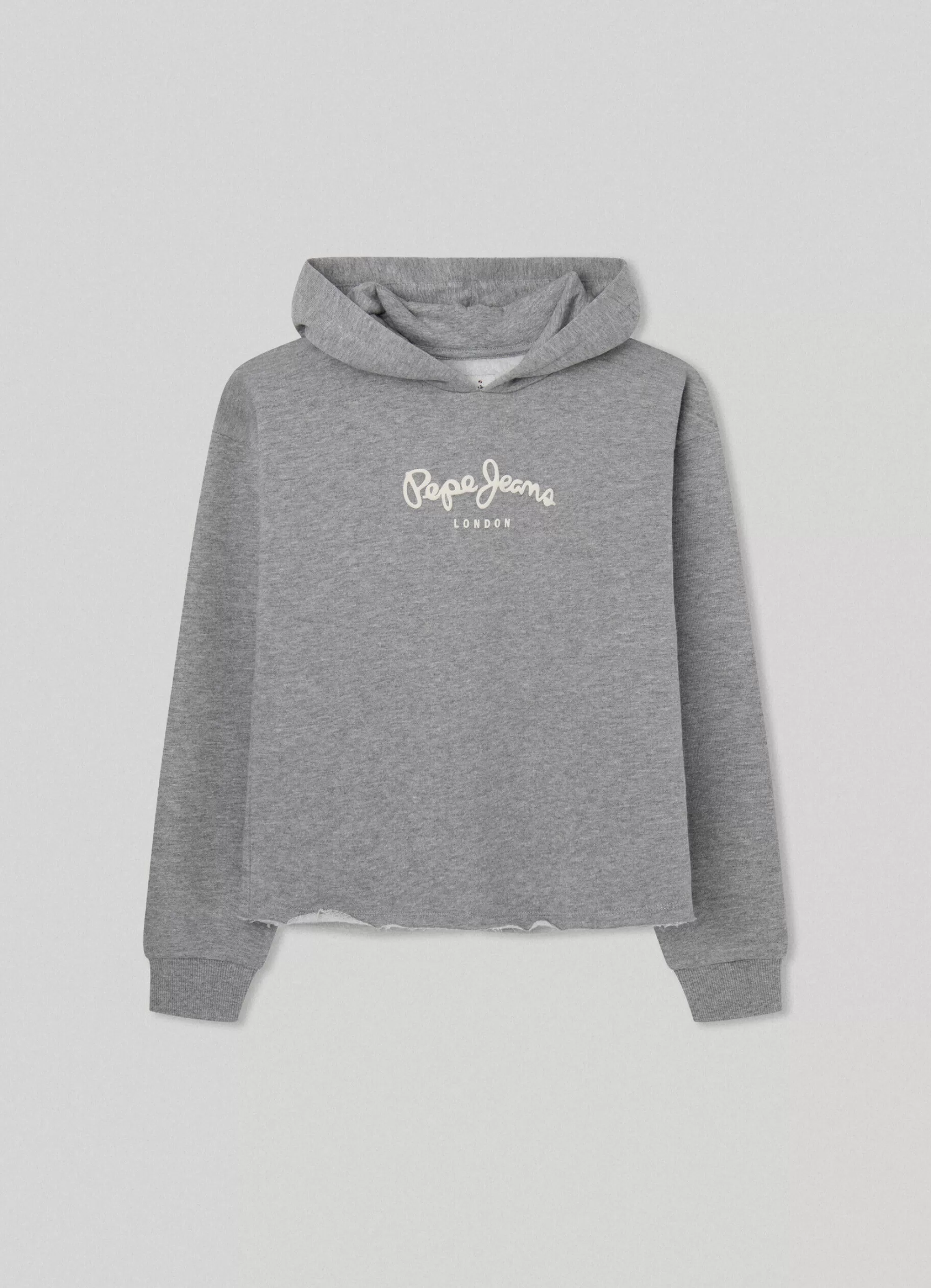 Rapariga Pepe Jeans Sweatshirts E Malhas>Sweatshirt Algodao Logo Estampado