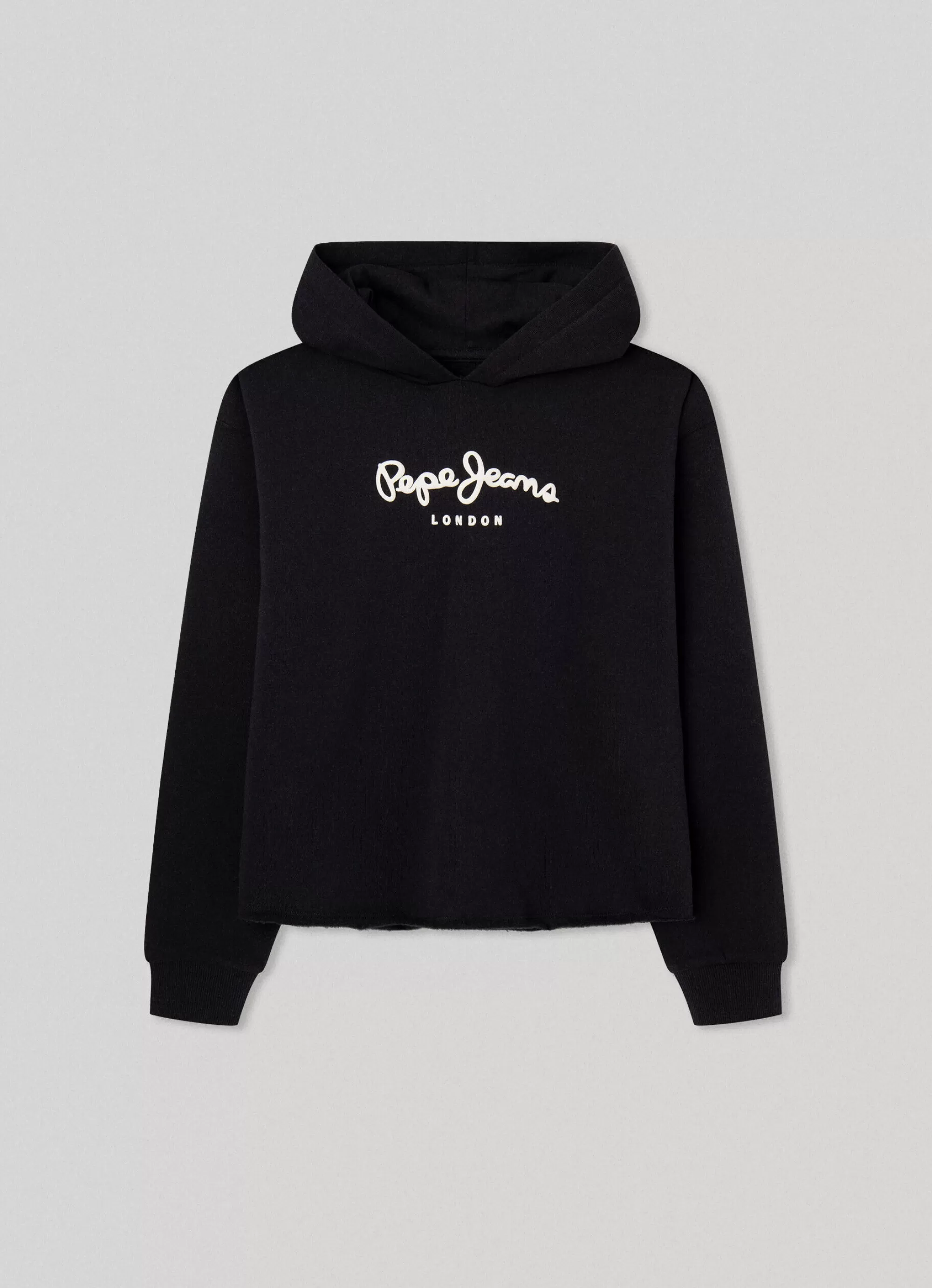 Rapariga Pepe Jeans Sweatshirts E Malhas>Sweatshirt Algodao Logo Estampado