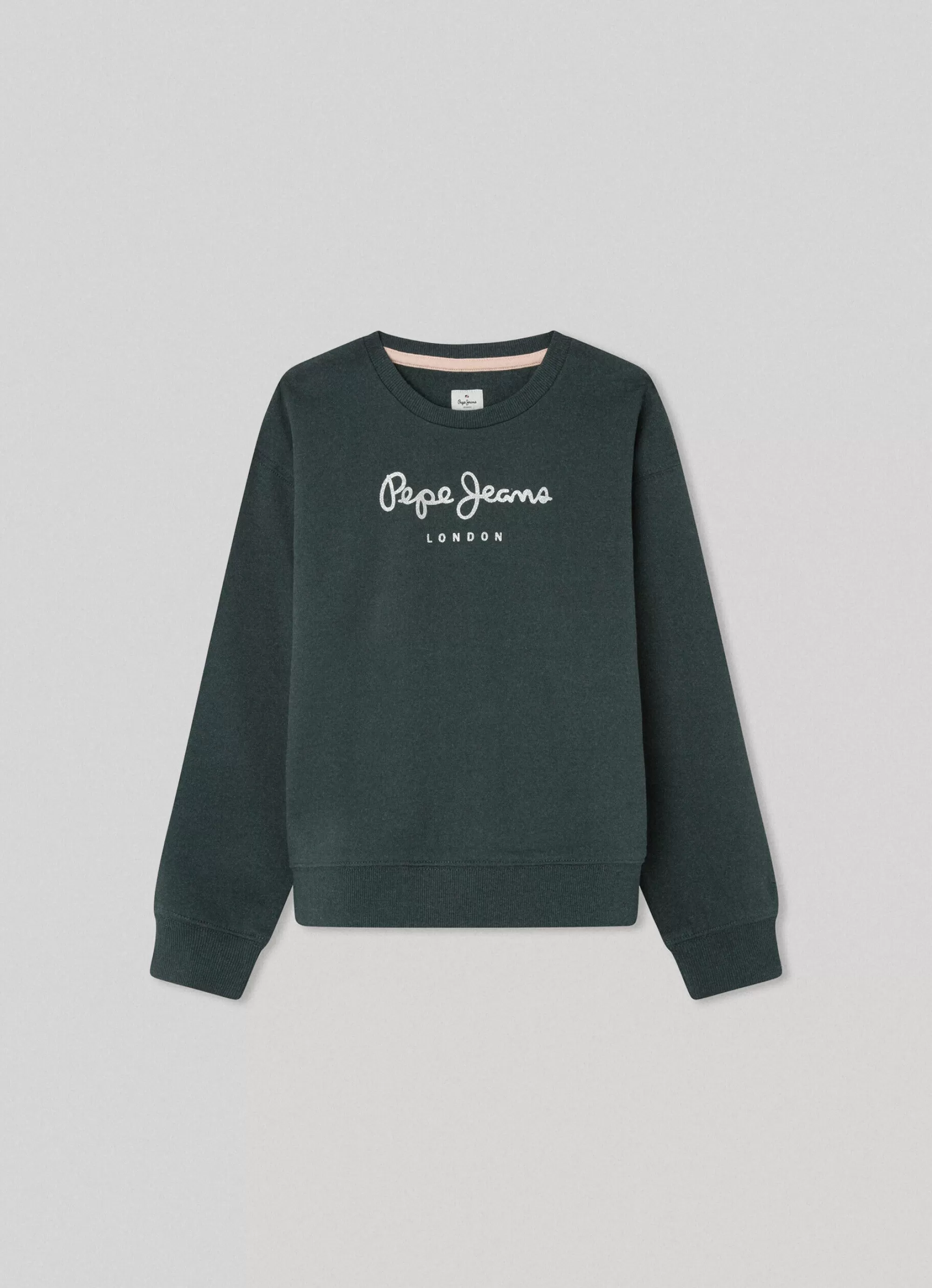 Rapariga Pepe Jeans Sweatshirts E Malhas>Sweatshirt Algodao Logo Estampado