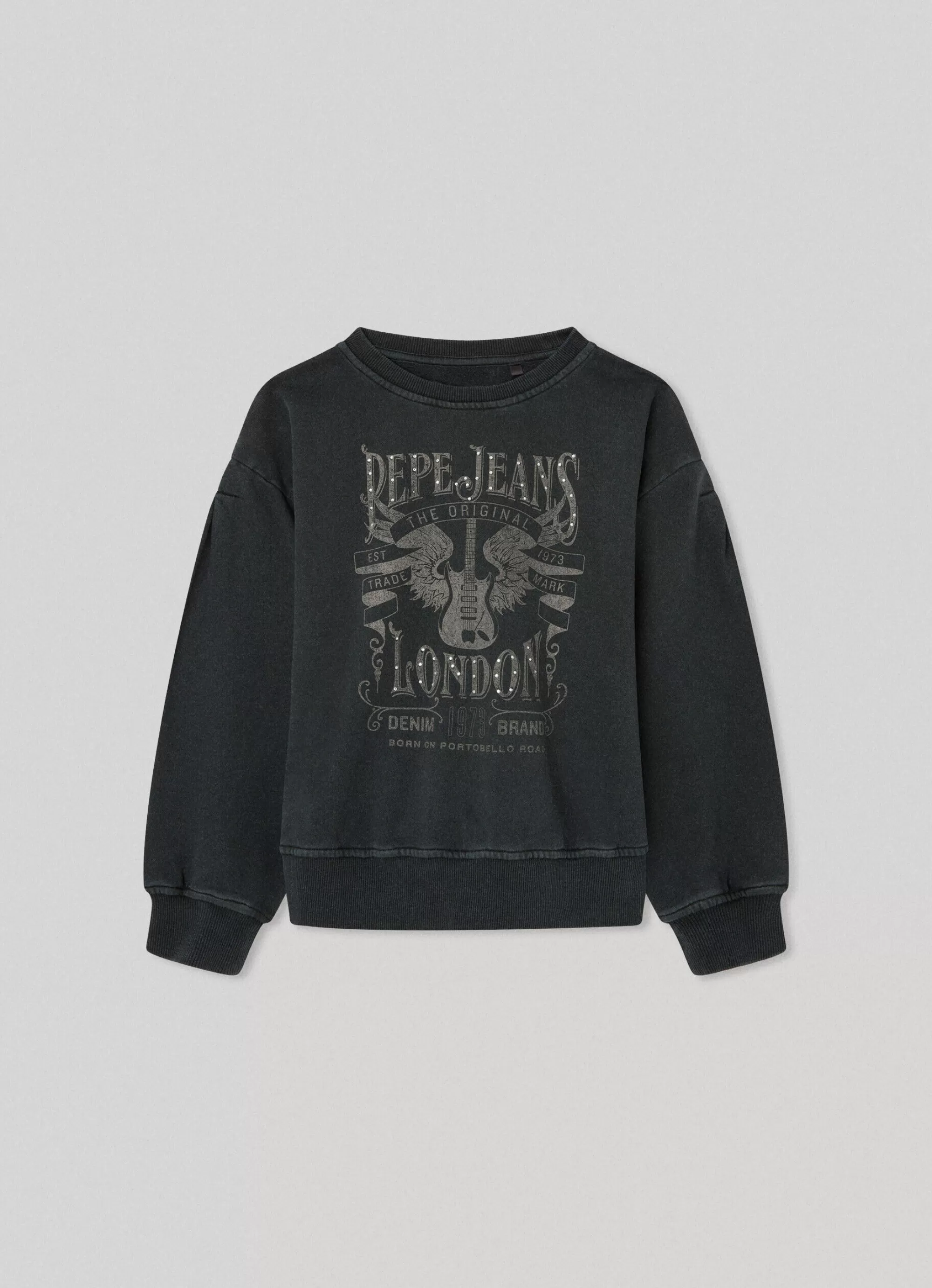 Rapariga Pepe Jeans Sweatshirts E Malhas>Sweatshirt Estampado Rock