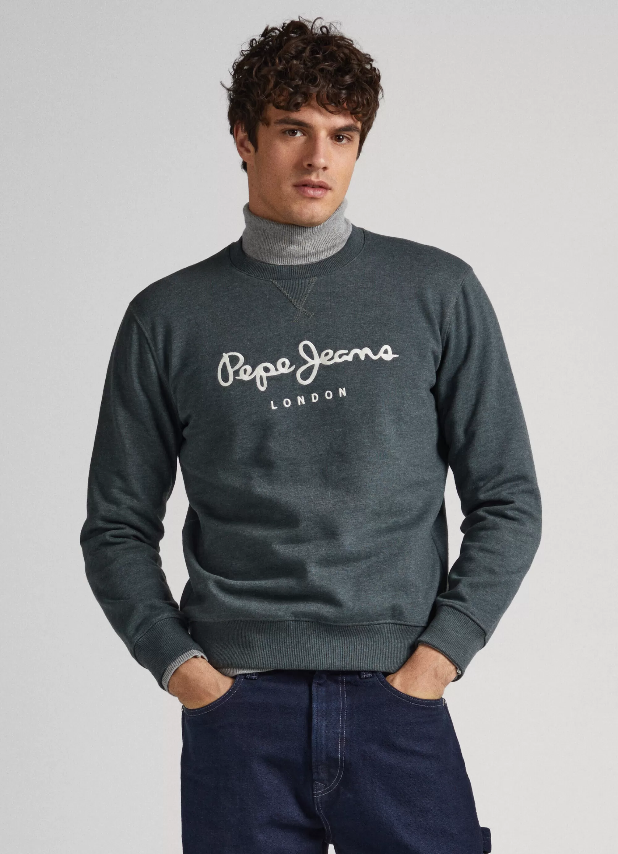 Homem Pepe Jeans Sweatshirts>Sweatshirt Logo Bordado