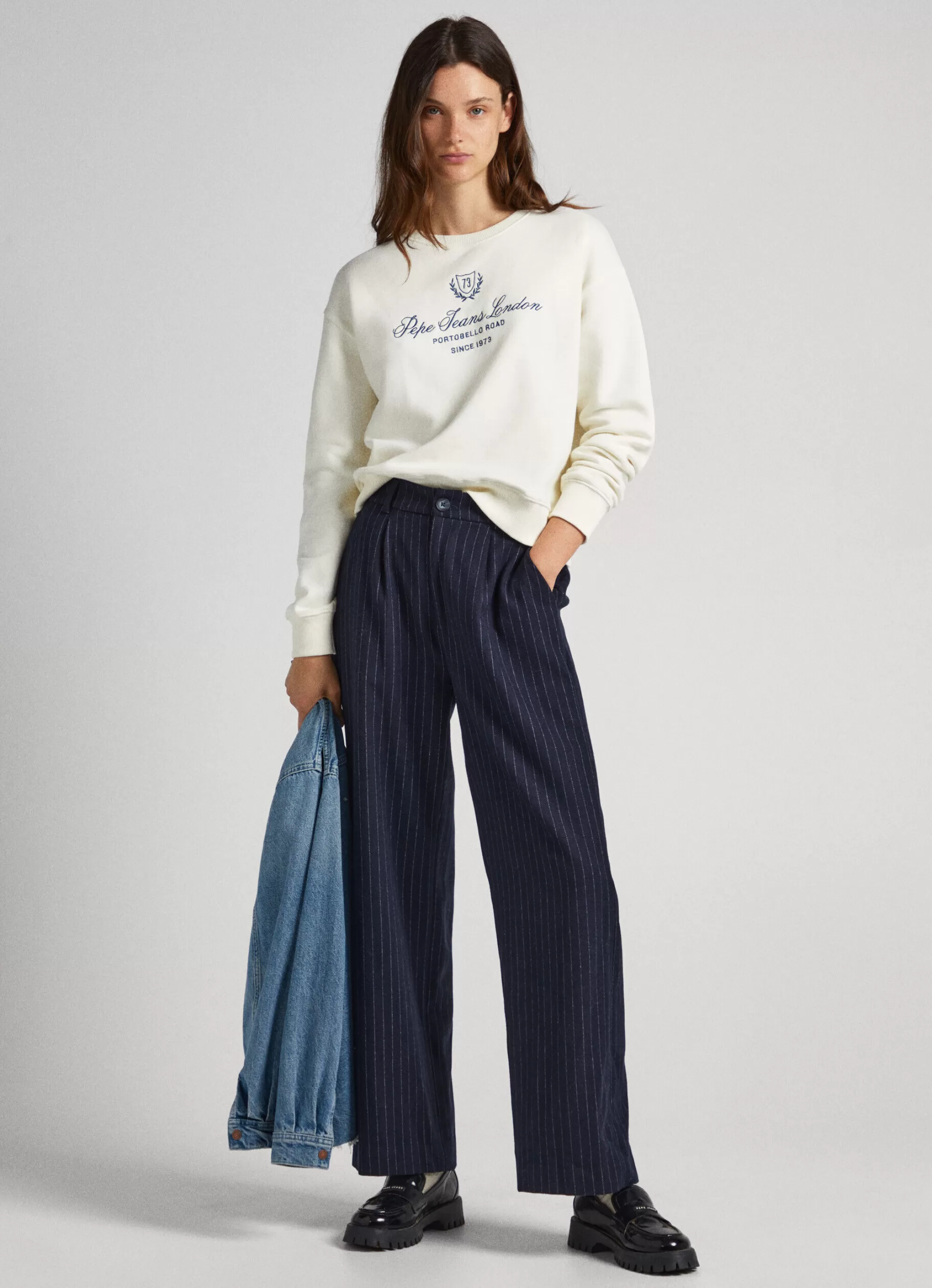 Mulher Pepe Jeans Sweatshirts>Sweatshirt Logo Estampado