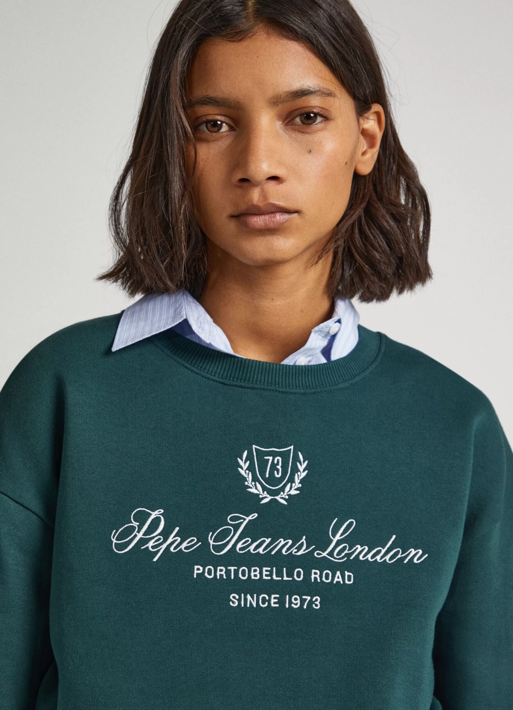 Mulher Pepe Jeans Sweatshirts>Sweatshirt Logo Estampado
