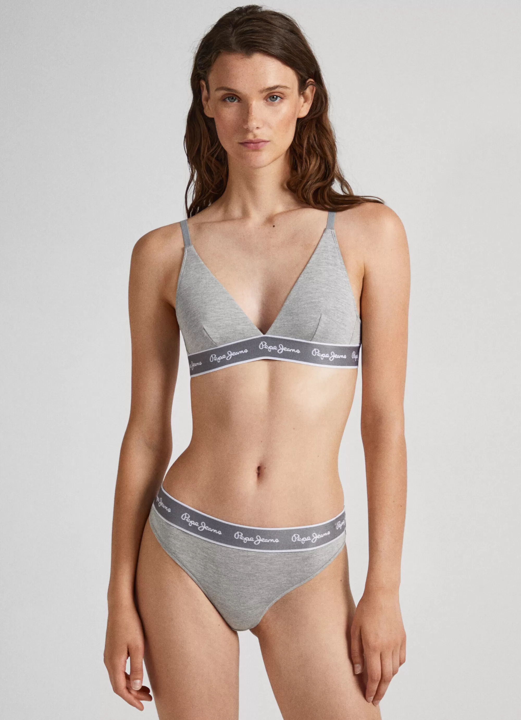 Mulher Pepe Jeans Underwear>Tanga Classica Logo Estampado