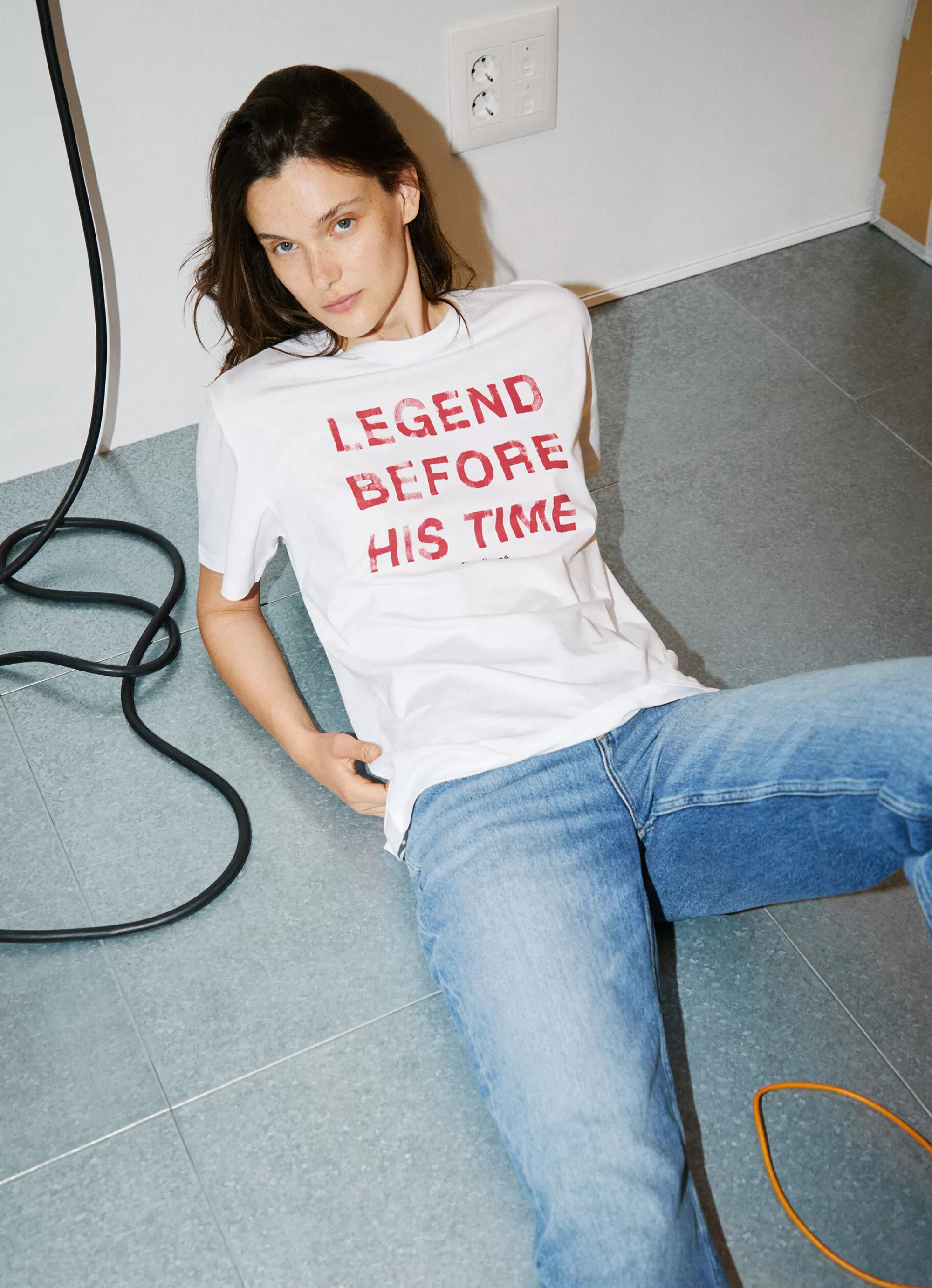 Mulher Pepe Jeans T-Shirts>T-Shirt Heritage Edicao Limitada