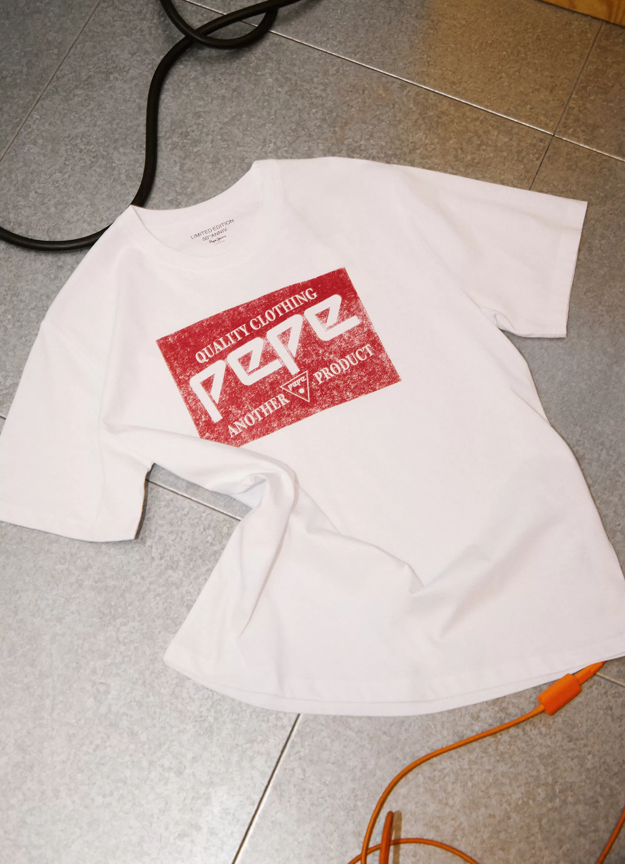 Mulher Pepe Jeans T-Shirts>T-Shirt Heritage Edicao Limitada