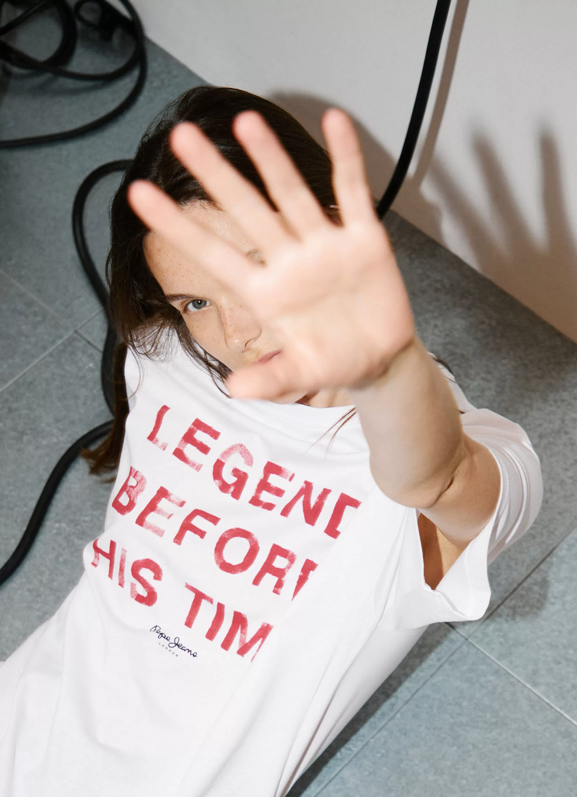 Mulher Pepe Jeans T-Shirts>T-Shirt Heritage Edicao Limitada