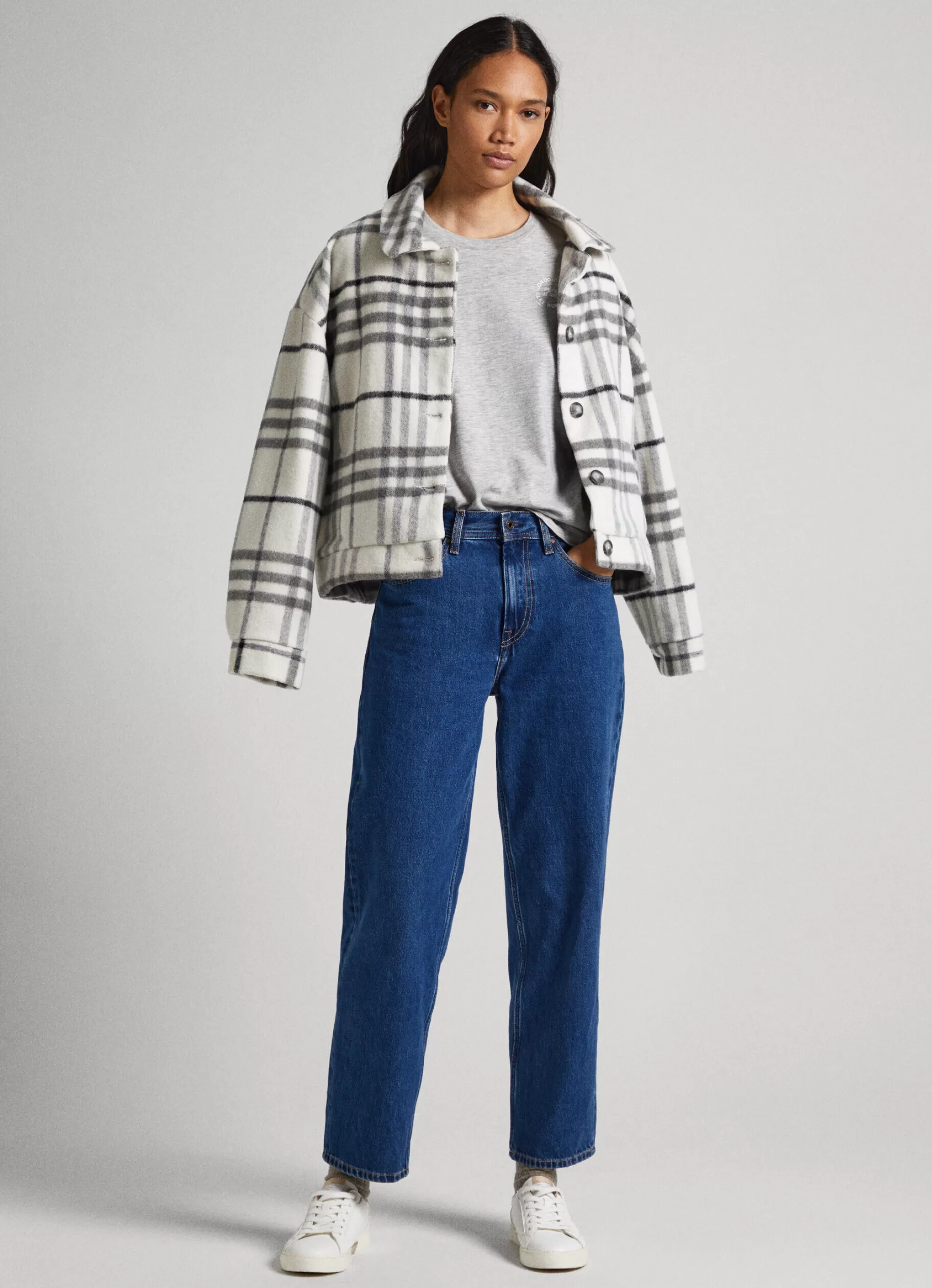 Mulher Pepe Jeans T-Shirts>T-Shirt Logo Estampado
