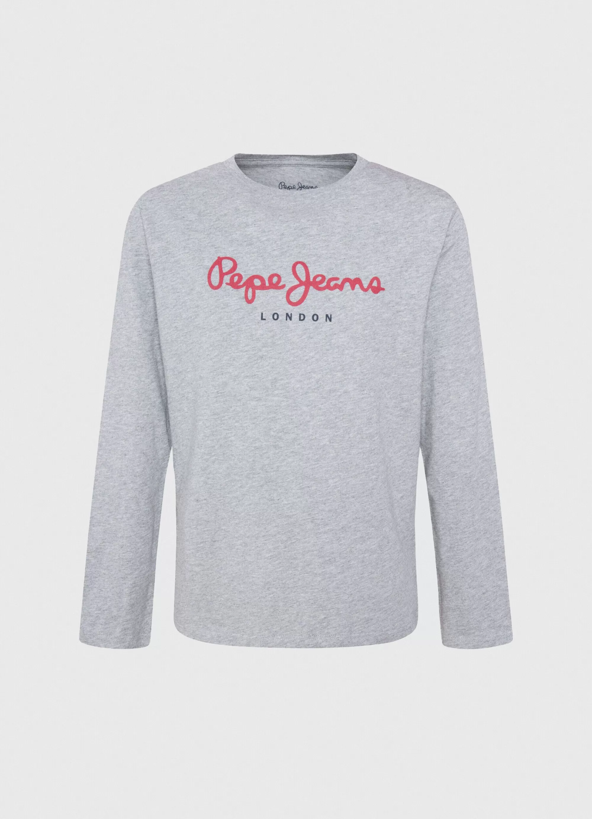 Rapaz Pepe Jeans T-Shirts>T-Shirt Manga Comprida Com Logo