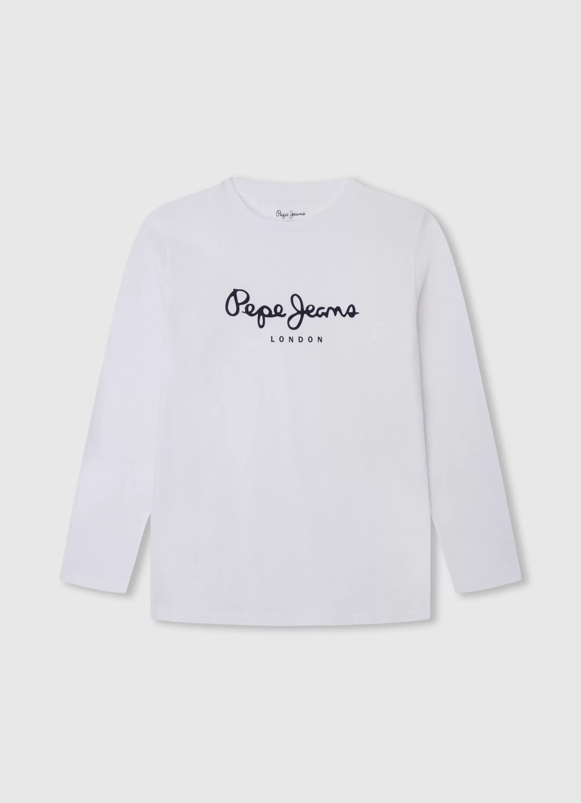 Rapaz Pepe Jeans T-Shirts>T-Shirt Manga Comprida Com Logo