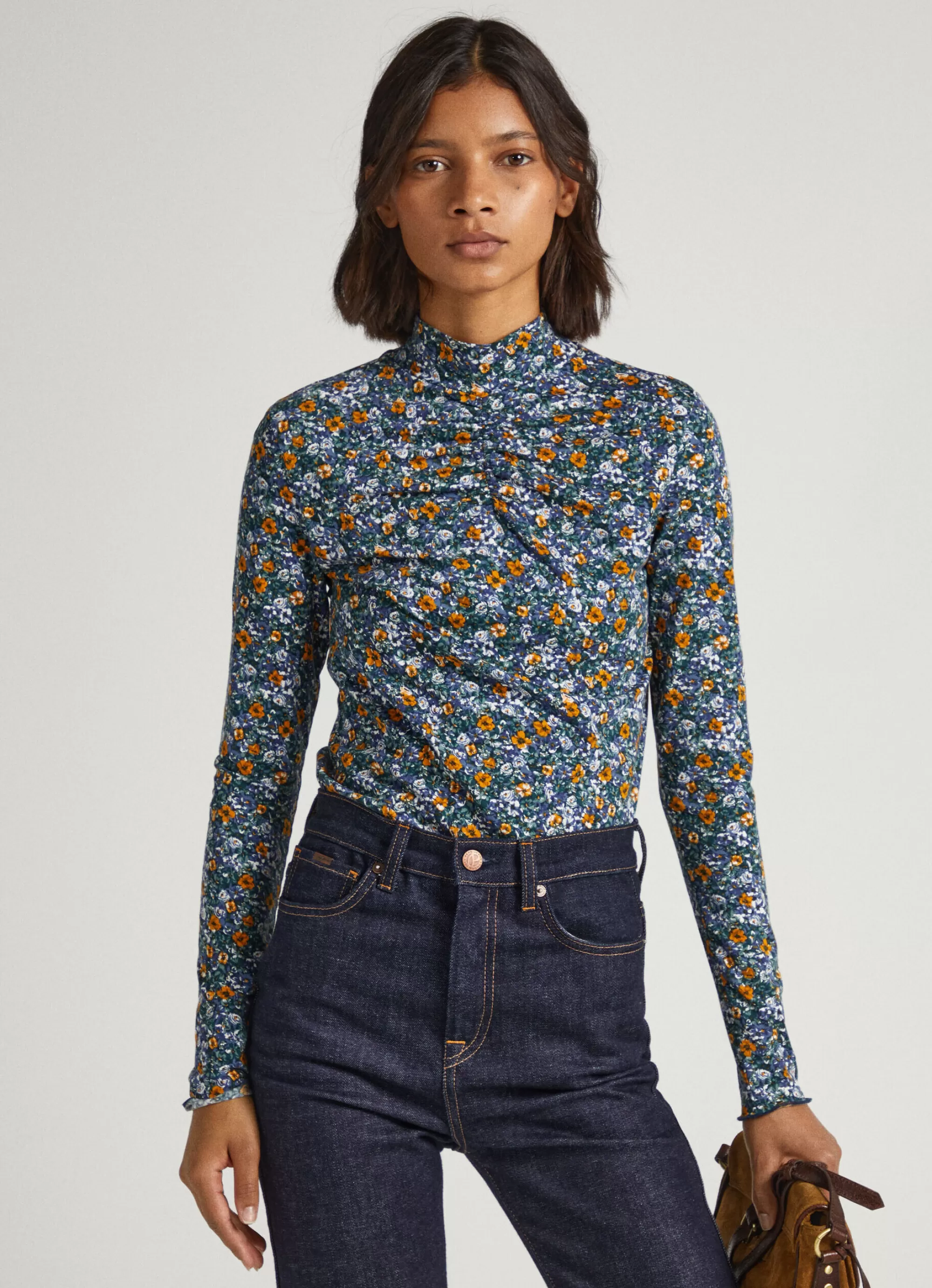 Mulher Pepe Jeans T-Shirts>T-Shirt Padrao Floral